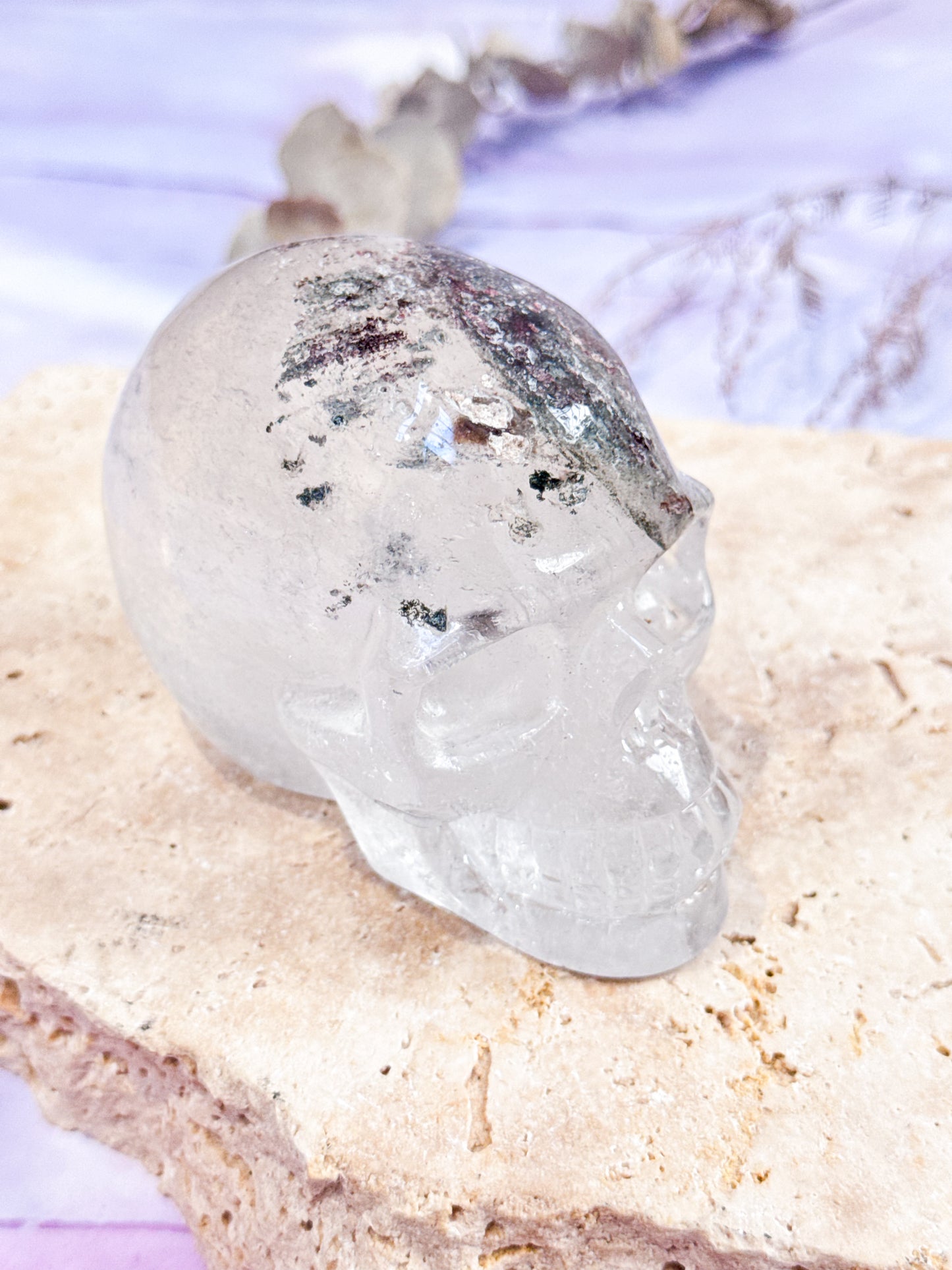 Garden Quartz Skull
