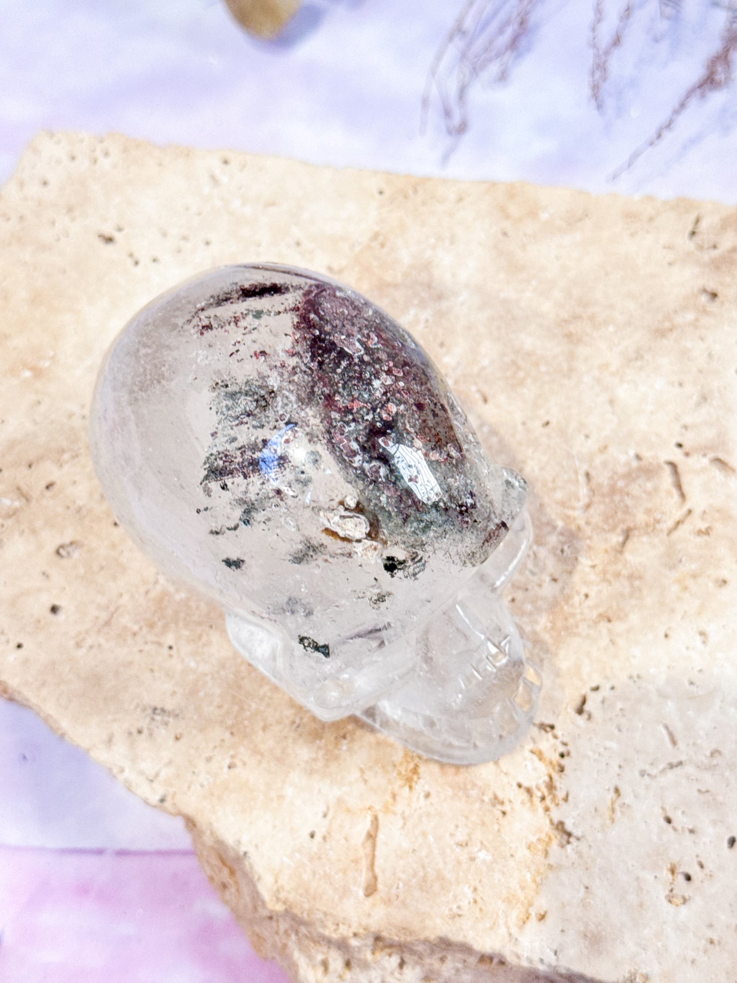 Garden Quartz Skull