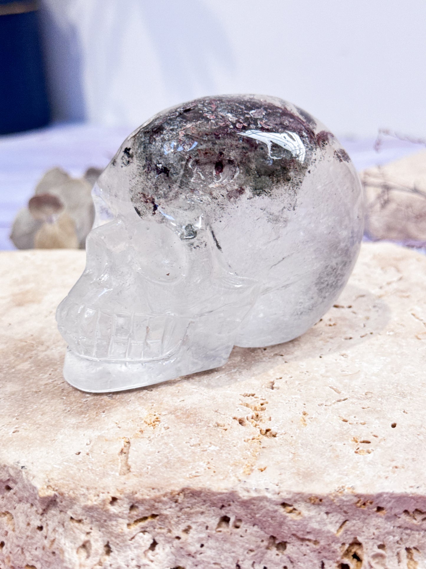 Garden Quartz Skull