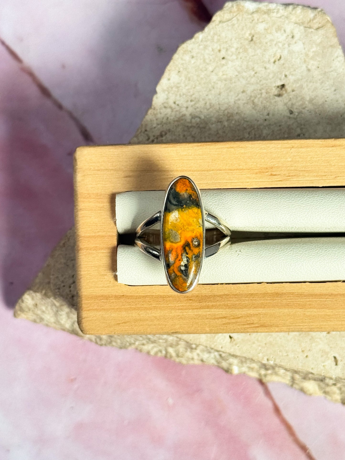 Bumblebee Jasper Rings