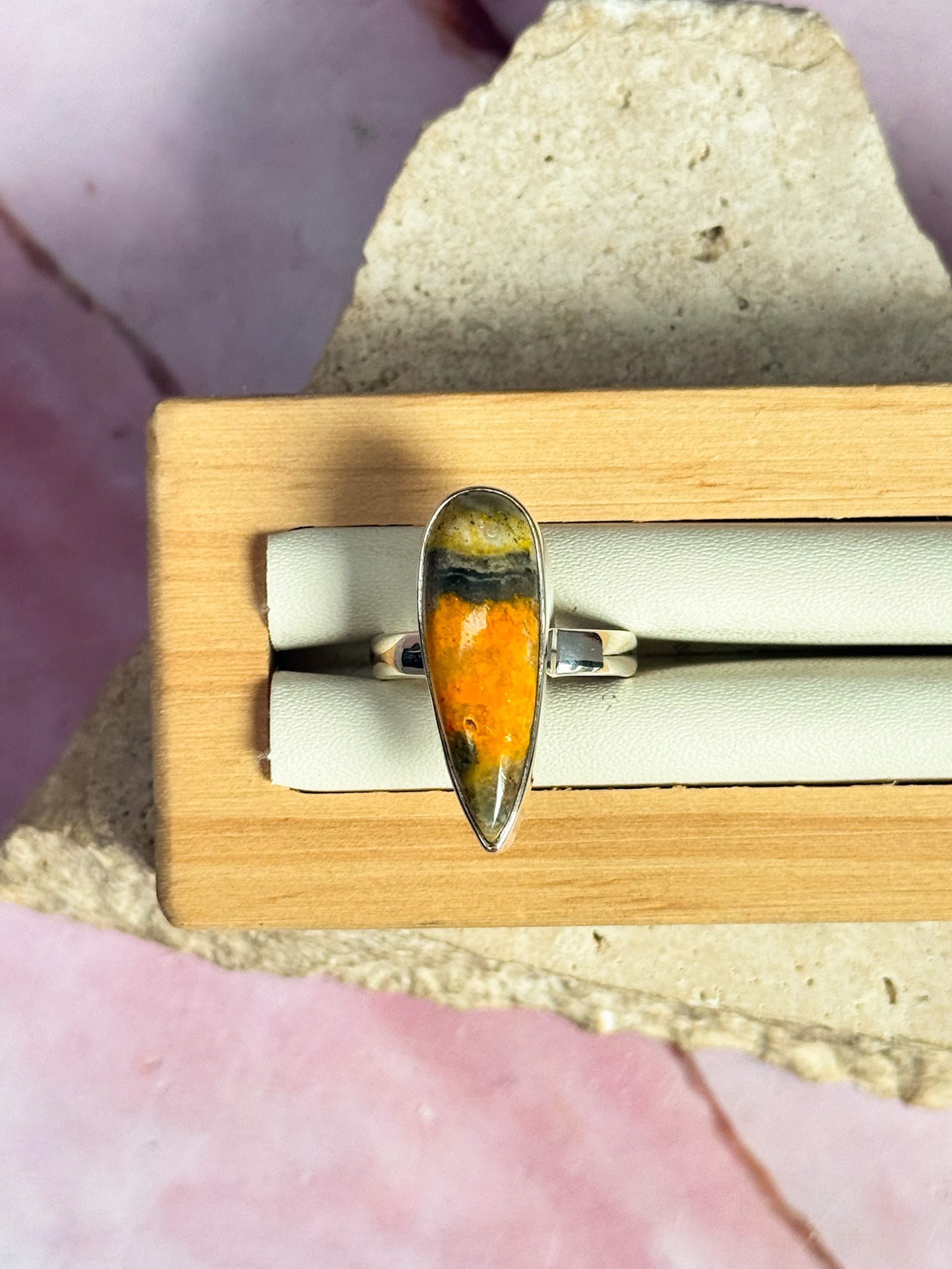 Bumblebee Jasper Rings