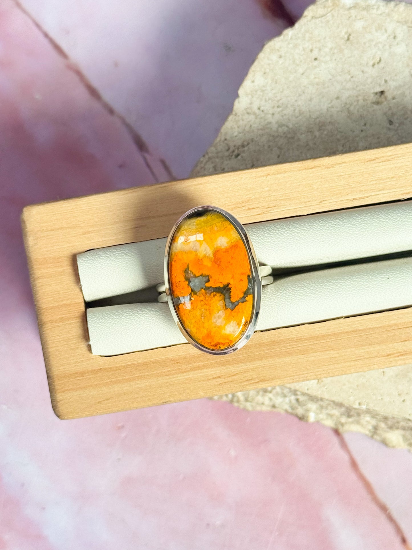 Bumblebee Jasper Rings