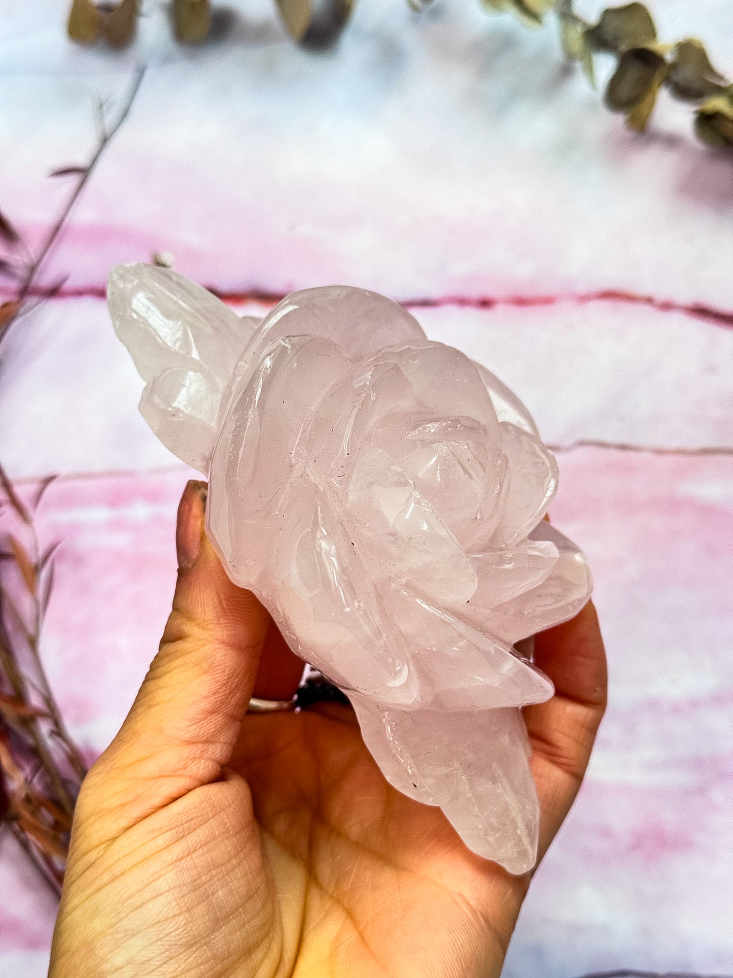 Rose Quartz Rose