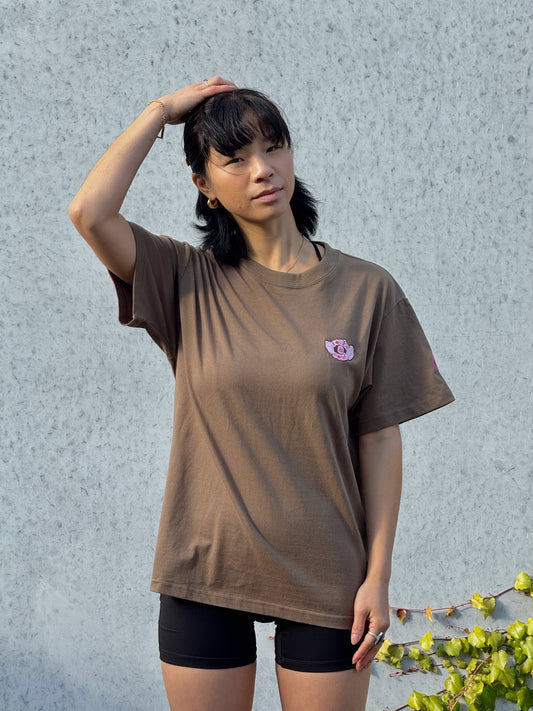 Chocolate T-Shirt - Rocks and Soul Breast Cancer Merch