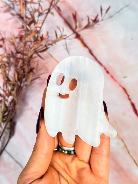 Selenite Ghost Carvings