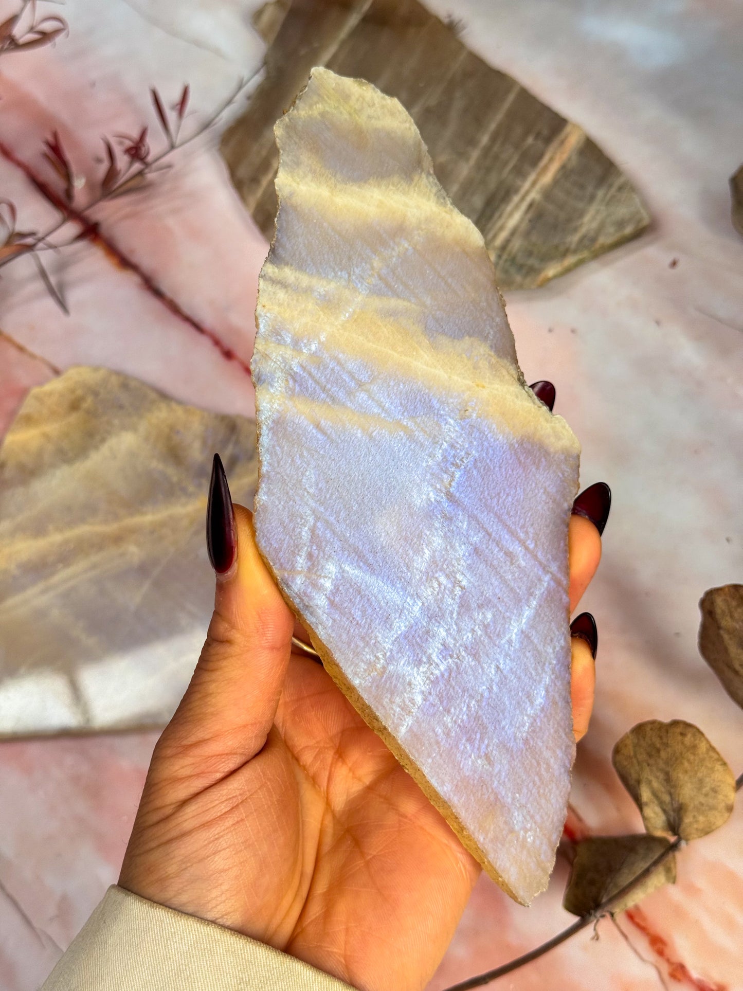 Moonstone and Sunstone Slices