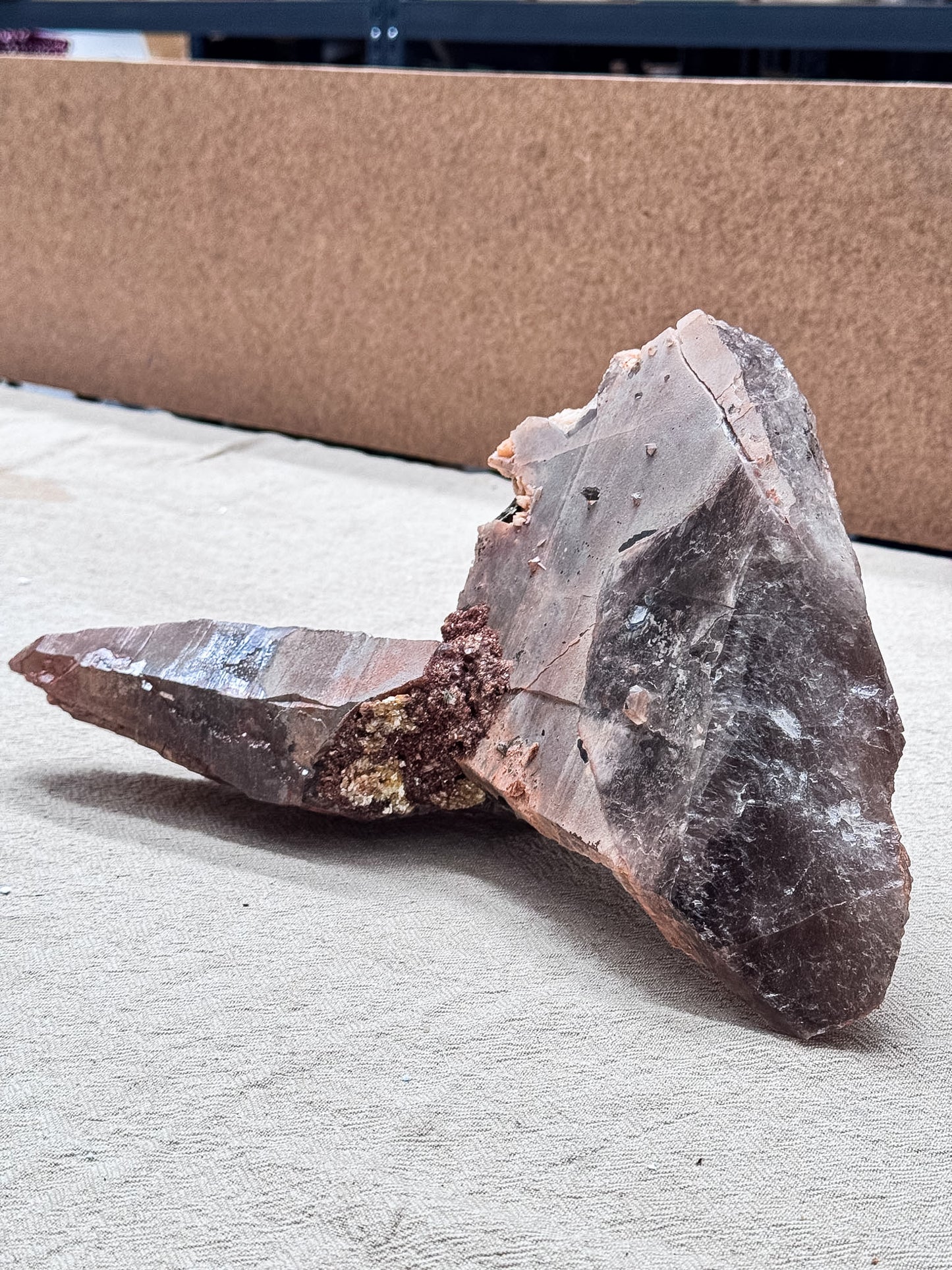 Malawi Smokey Quartz 'Axe' Cluster