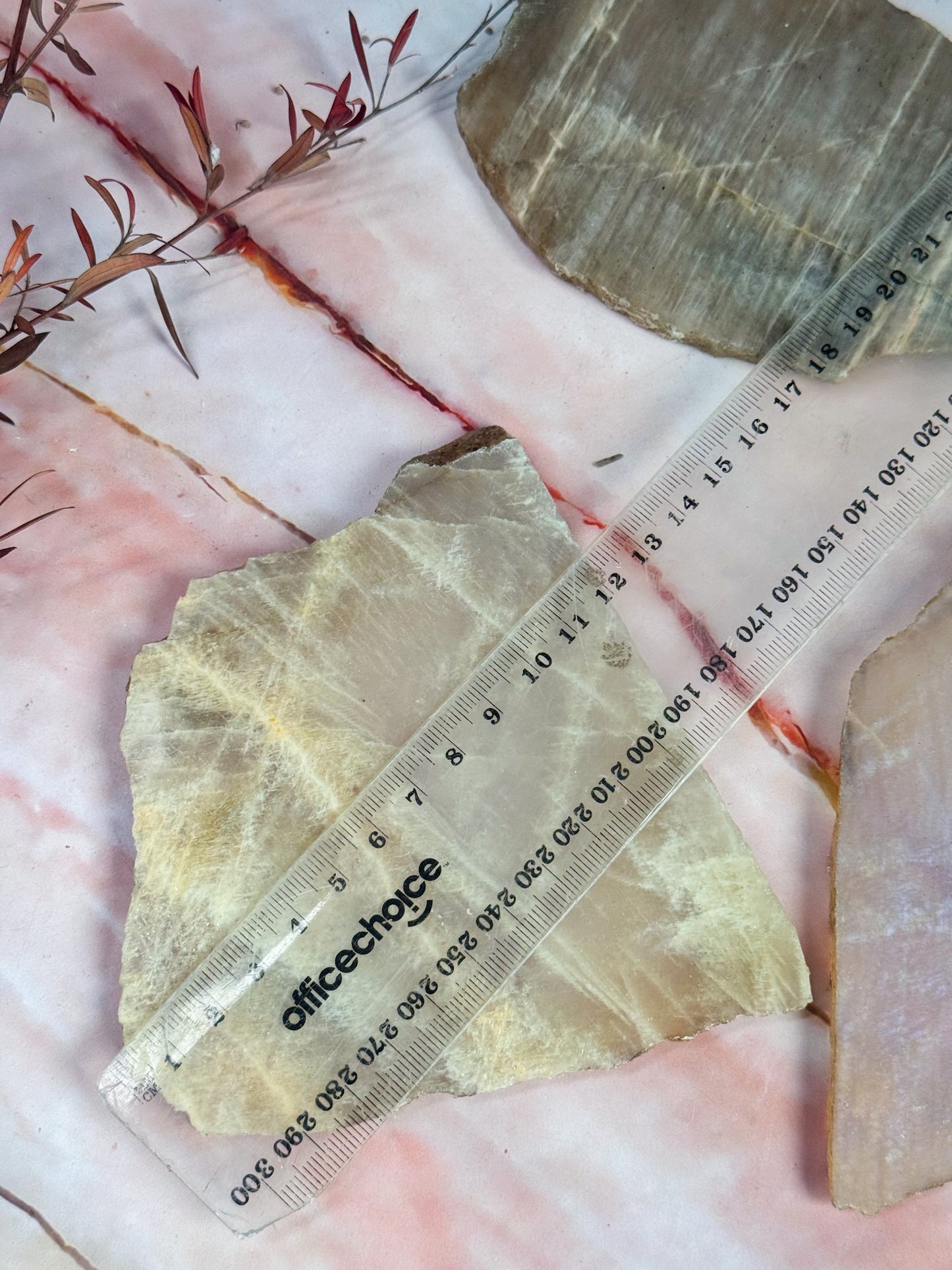Moonstone and Sunstone Slices