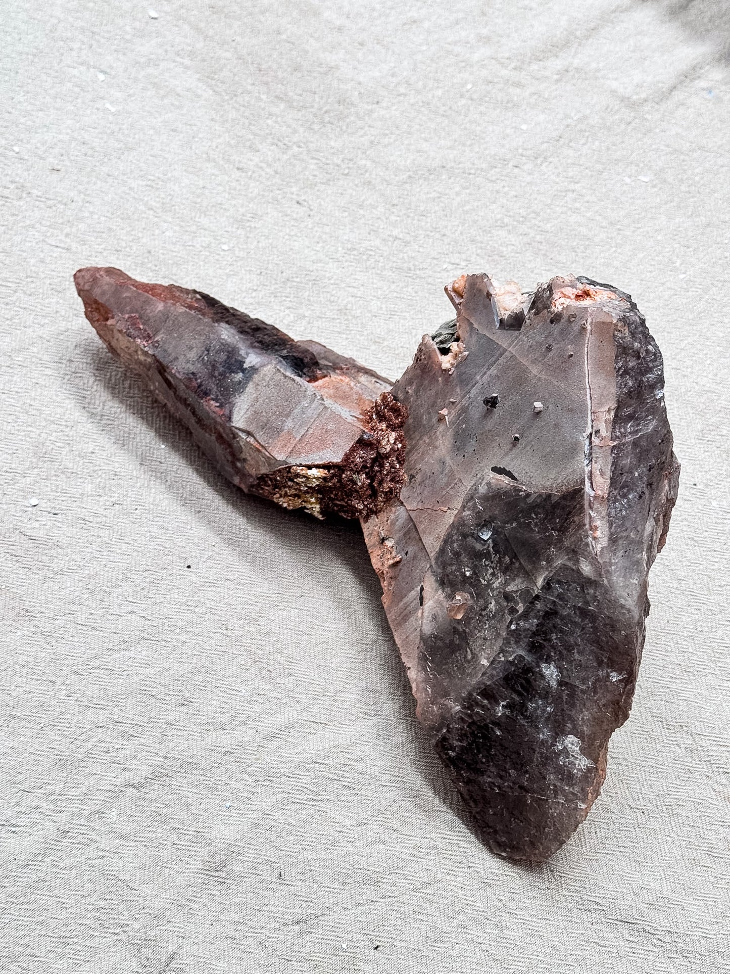 Malawi Smokey Quartz 'Axe' Cluster