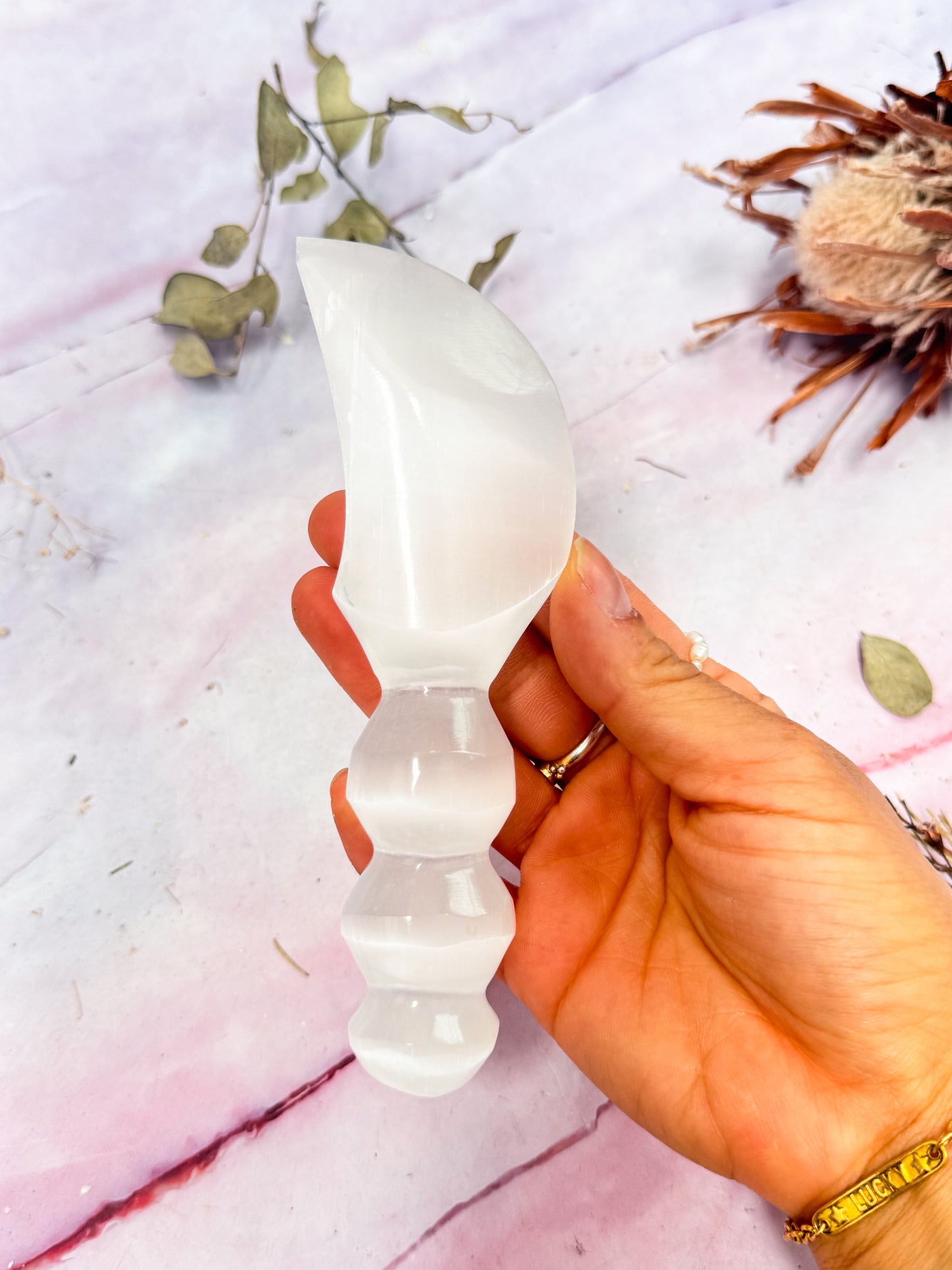 Selenite Knife