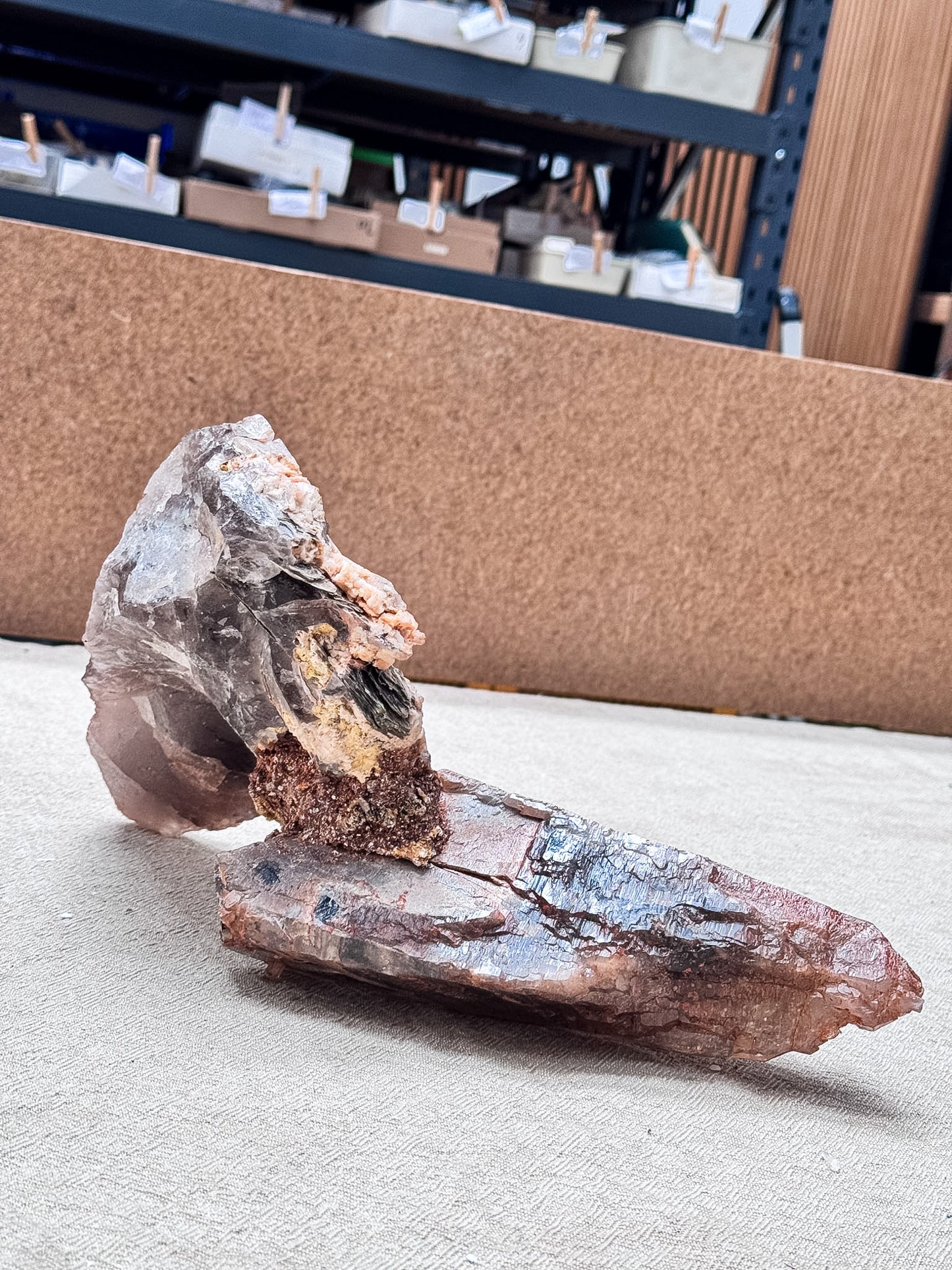 Malawi Smokey Quartz 'Axe' Cluster