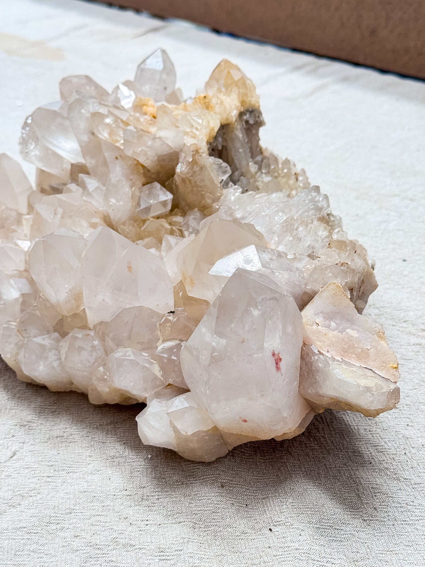 Large Madagascan Quartz Cluster