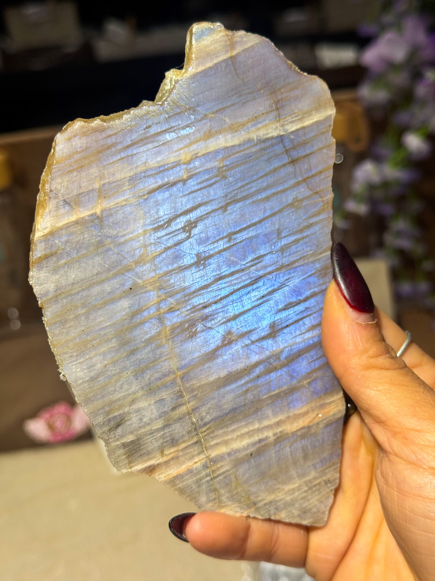 Moonstone and Sunstone Slices