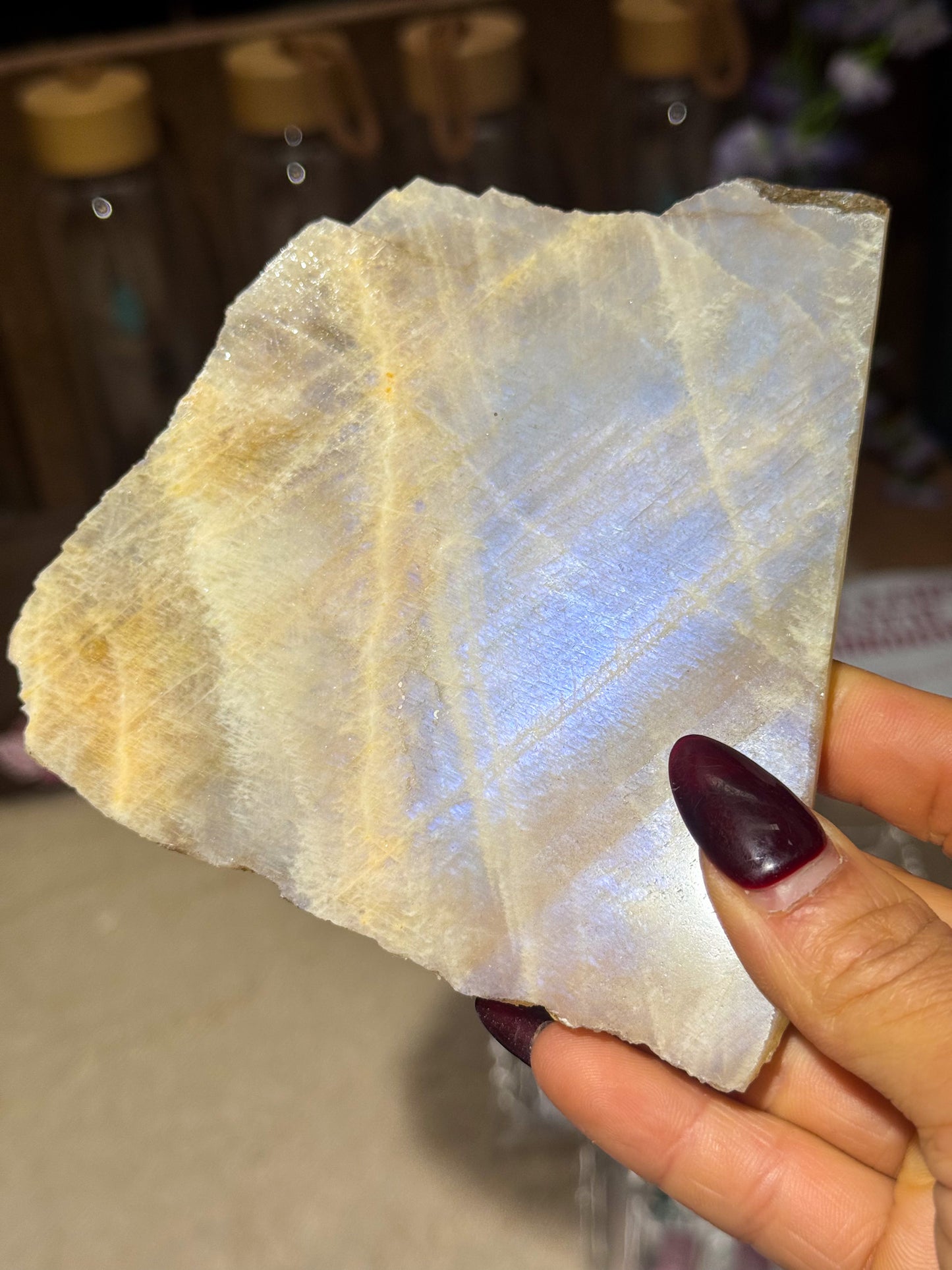 Moonstone and Sunstone Slices