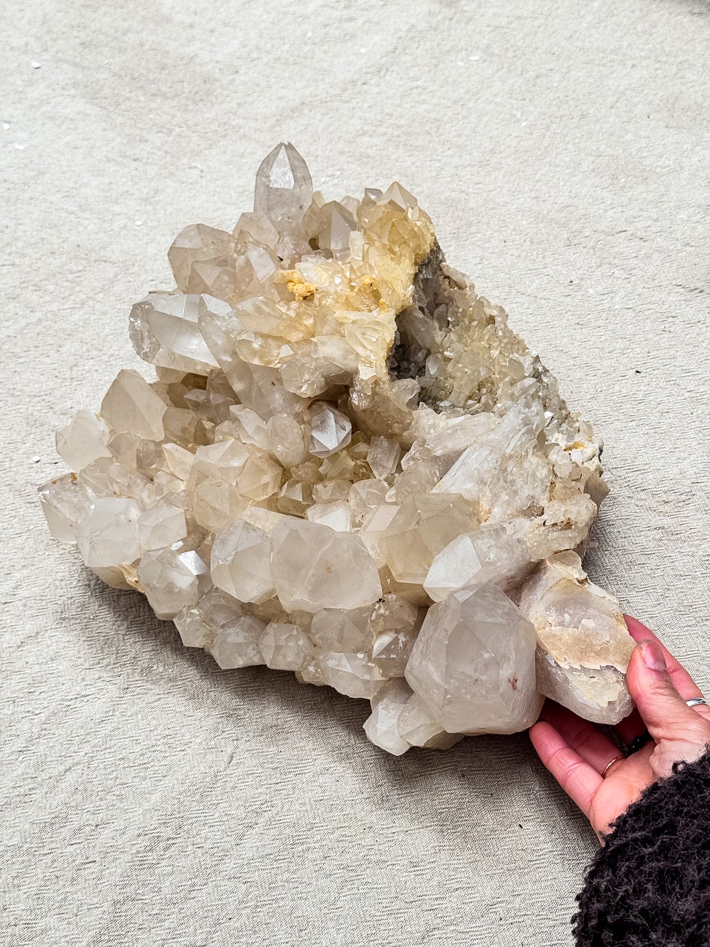 Large Madagascan Quartz Cluster
