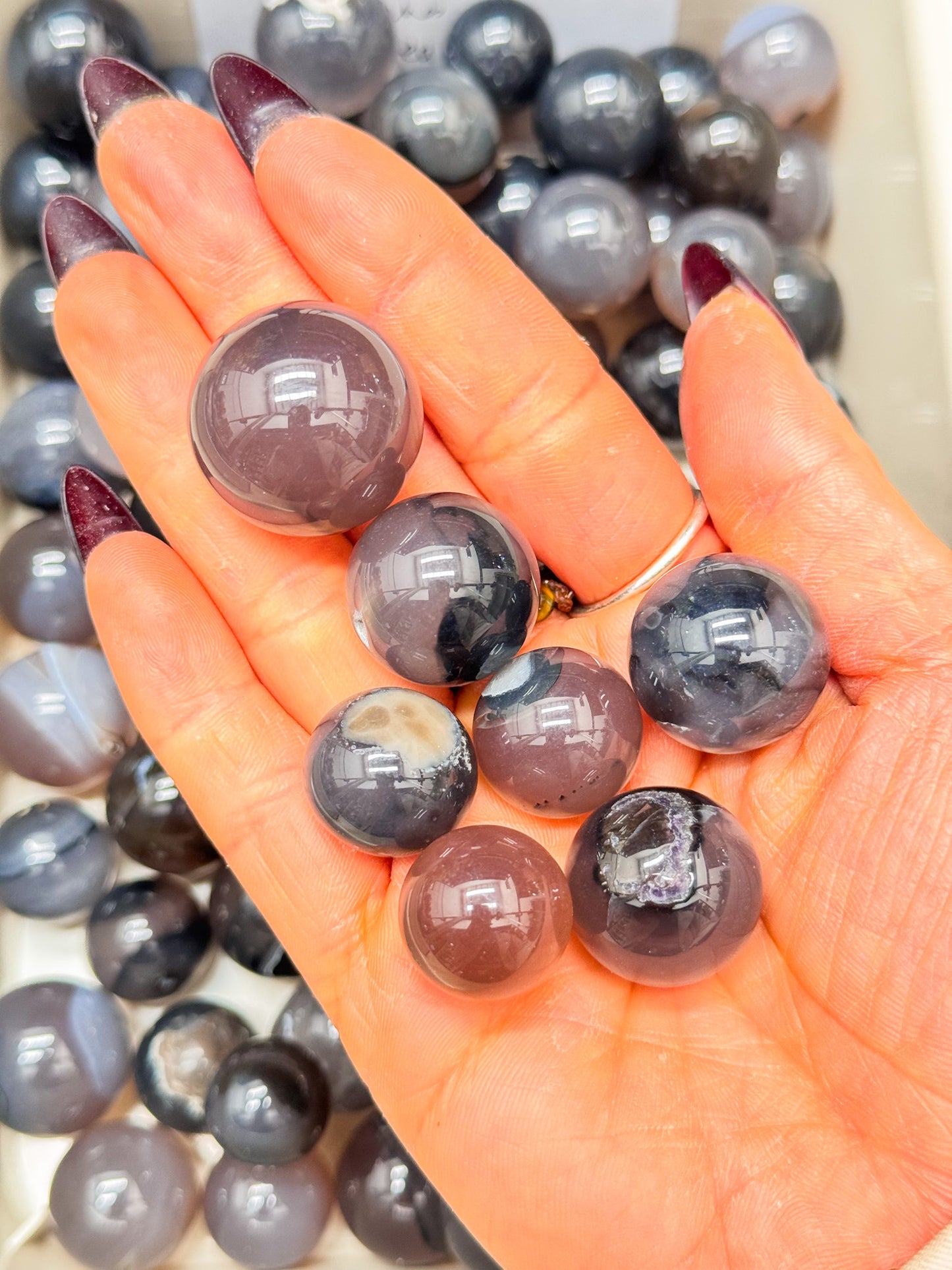 Volcanic Agate Spheres
