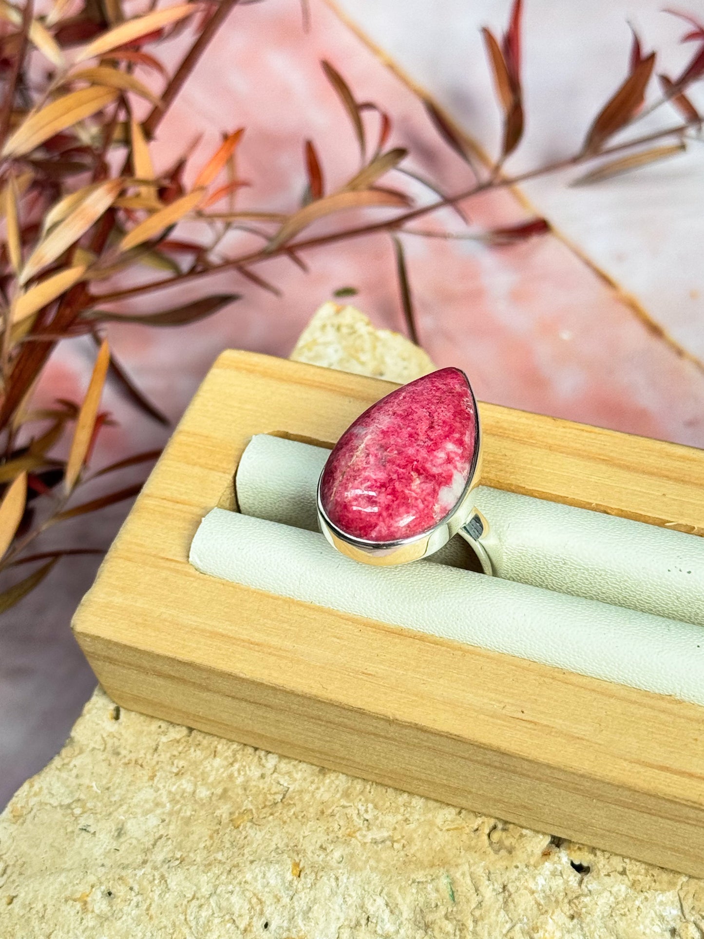Thulite Ring - Size 6.5