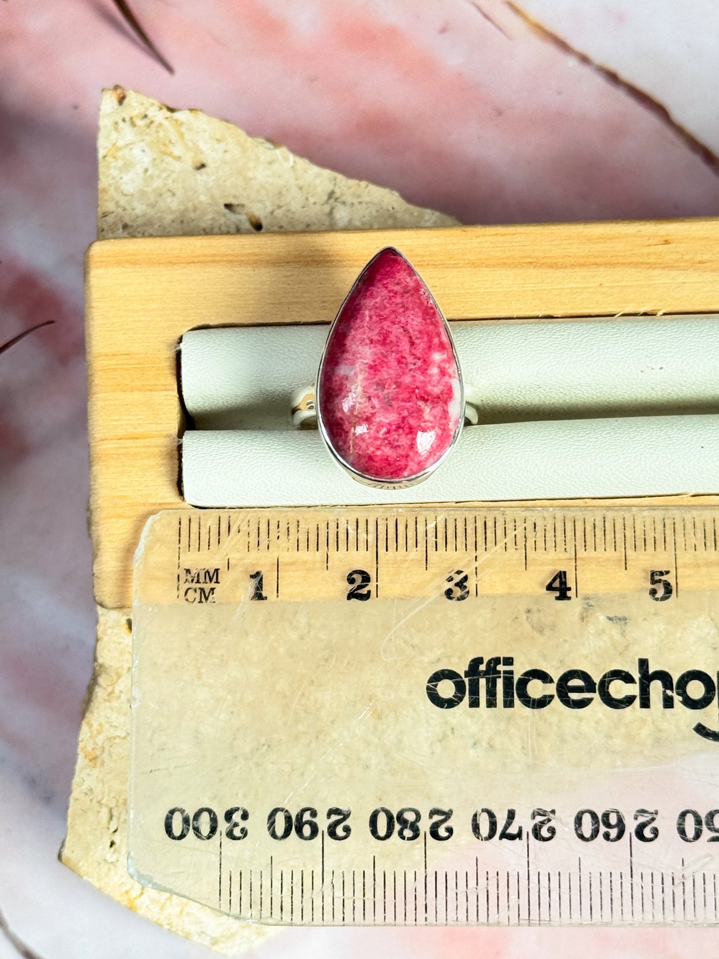 Thulite Ring - Size 6.5
