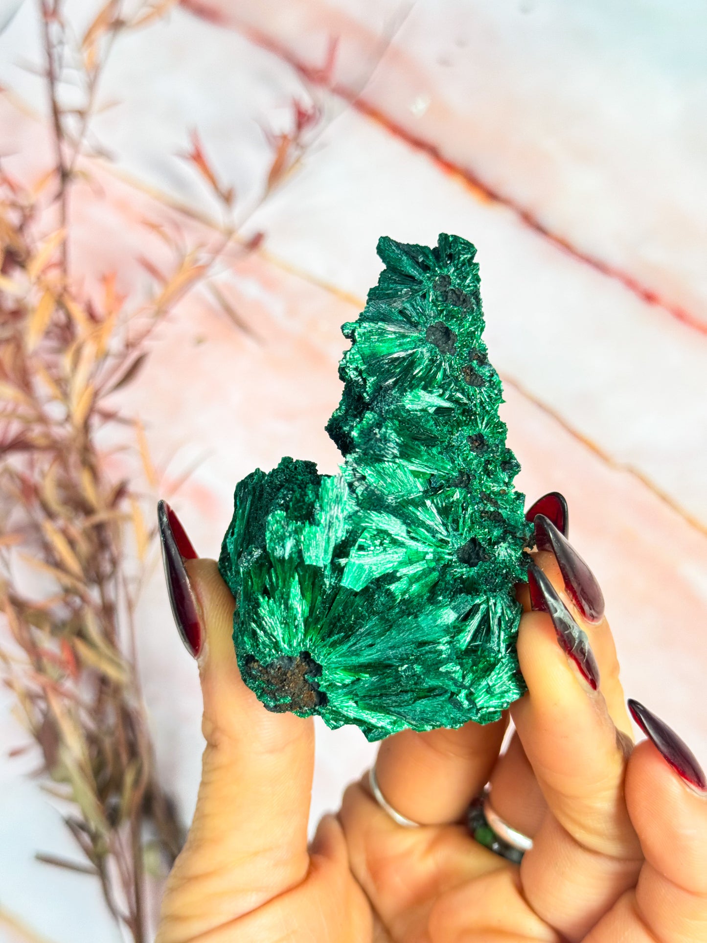 Silky Malachite Specimens