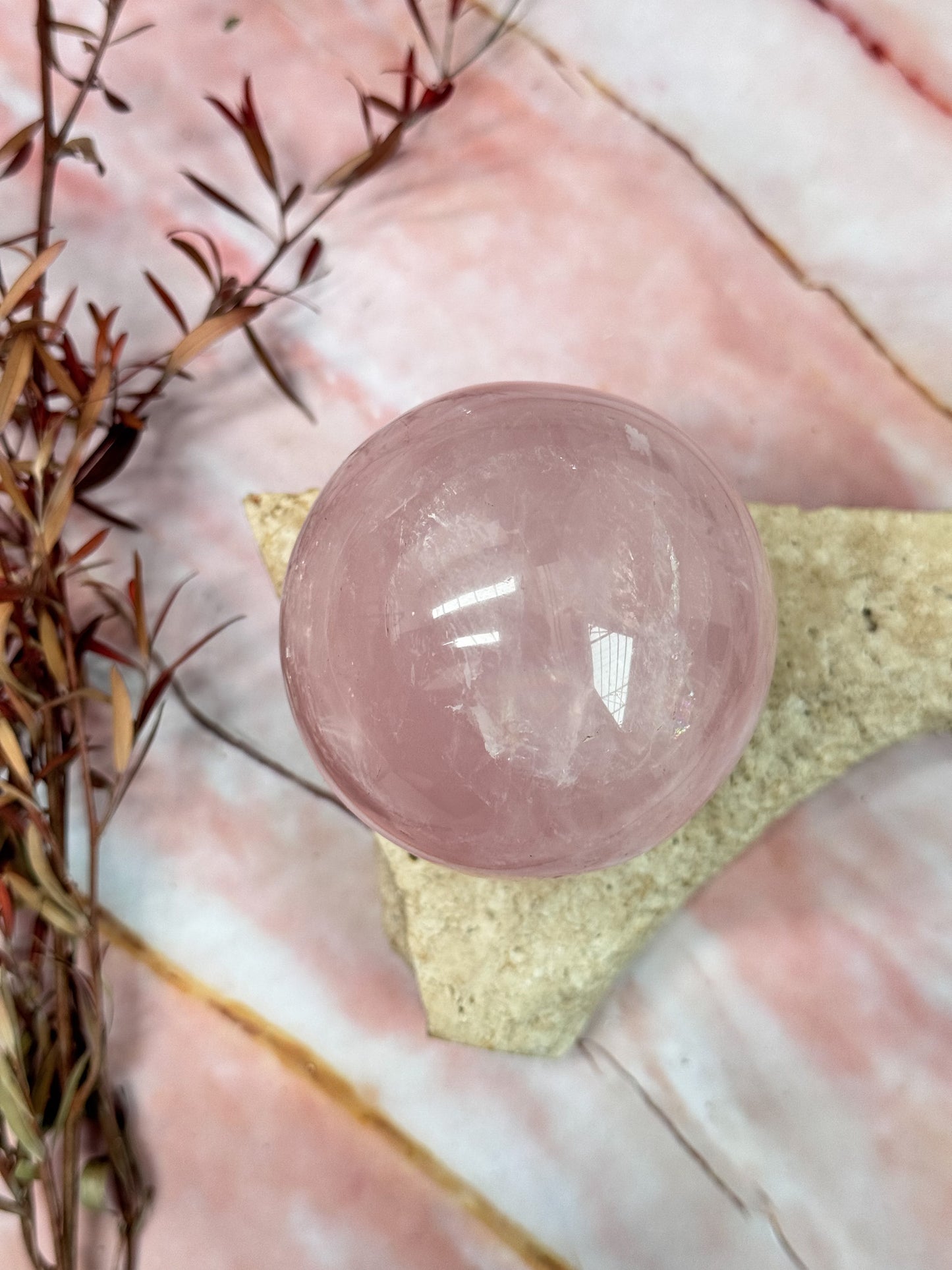 Rose Quartz Sphere