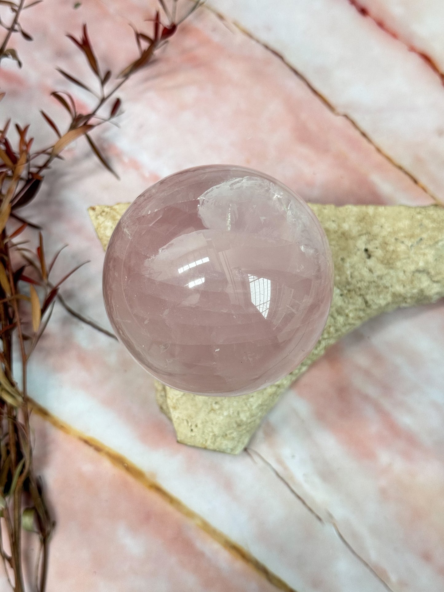 Rose Quartz Sphere