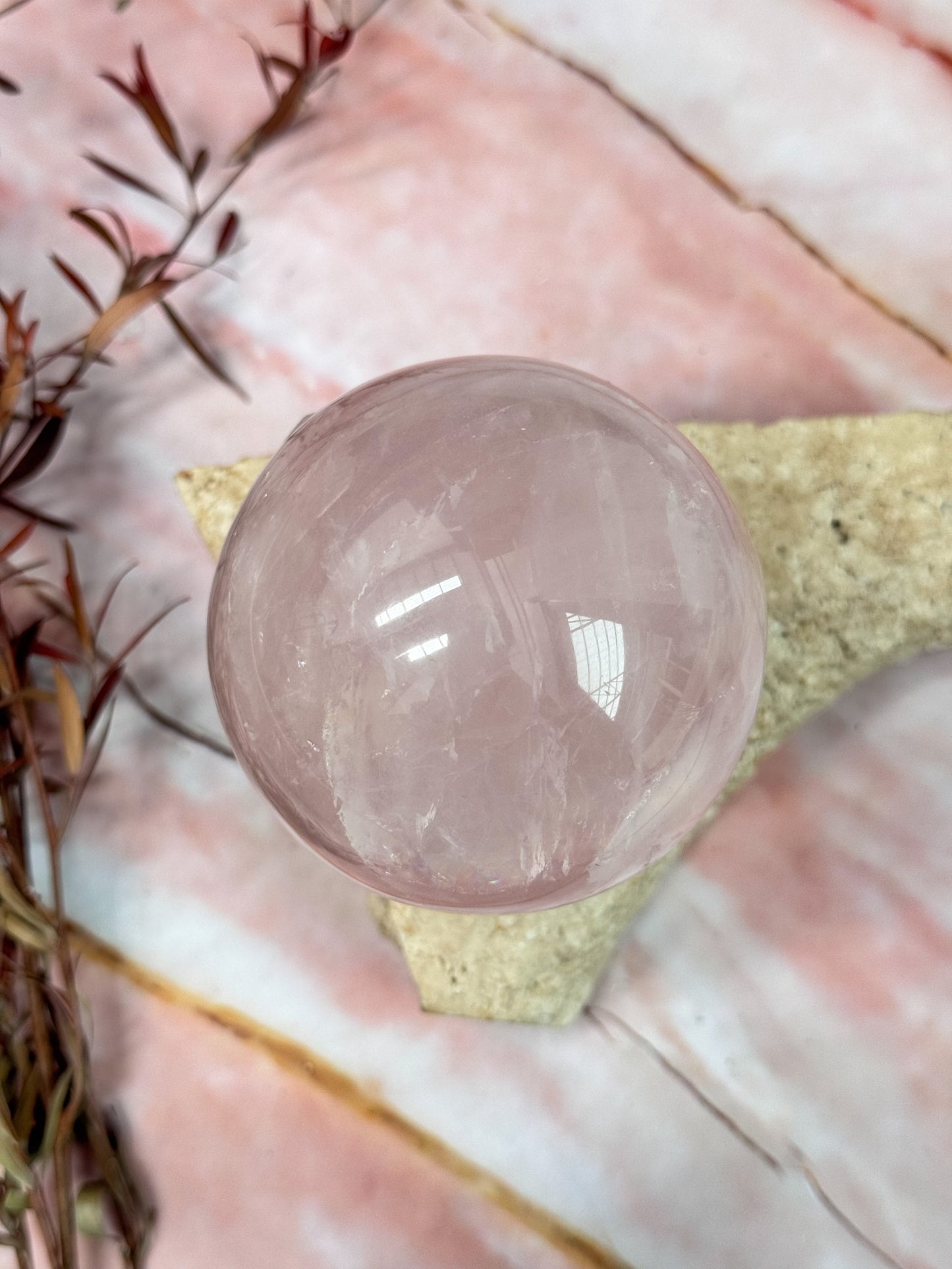 Rose Quartz Sphere