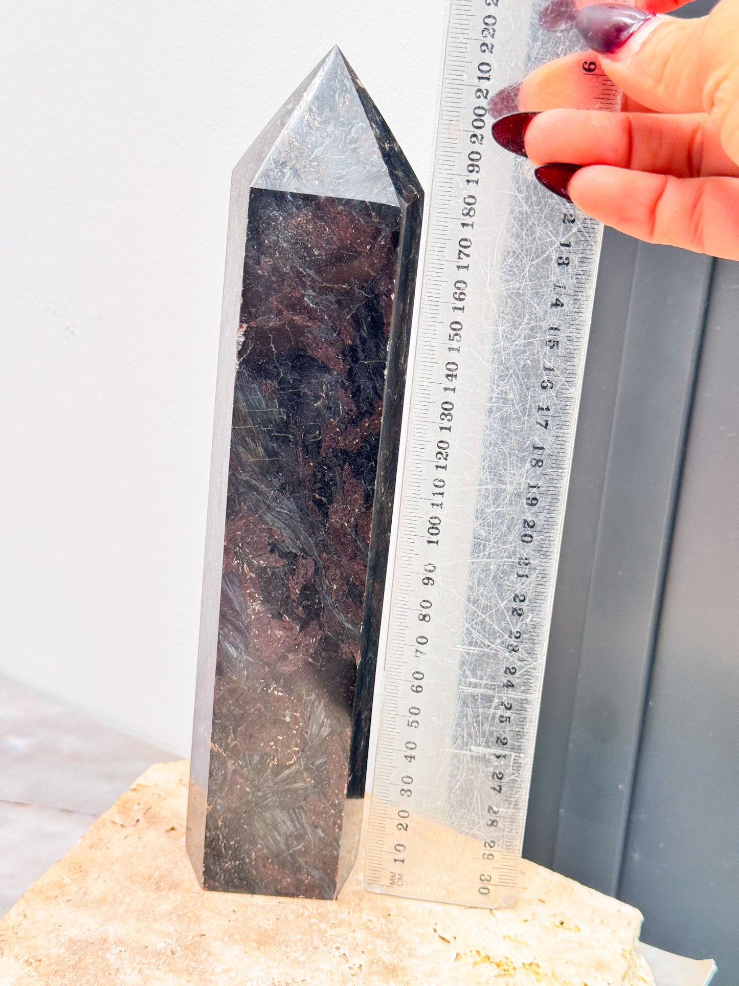 Garnet in Arfvedsonite Tower