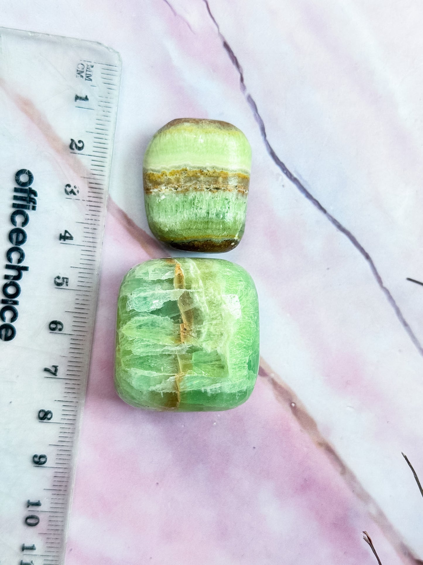 Kiwi Calcite Tumbles