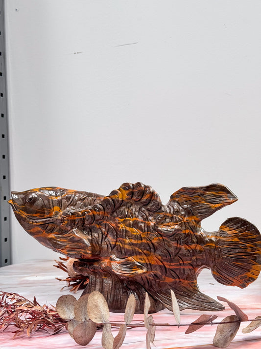 Arowana Jasper Carving