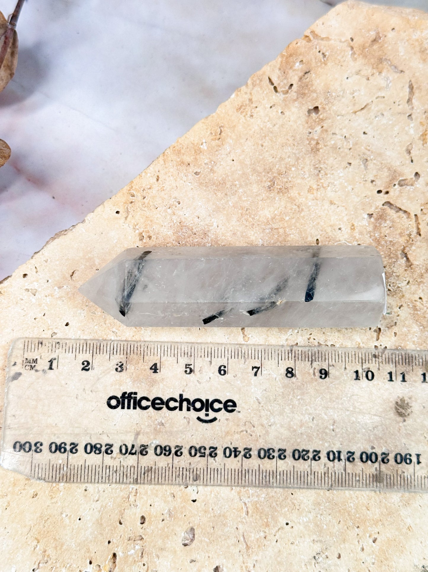 Tourmilated Quartz Points
