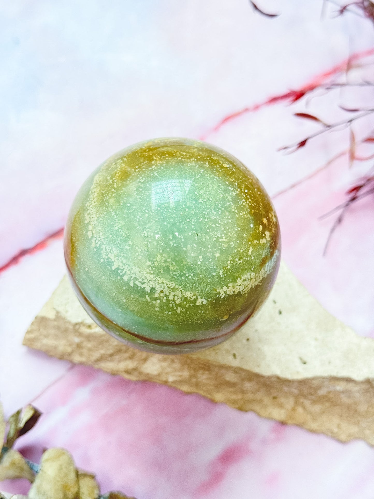 Blue Jasper Sphere