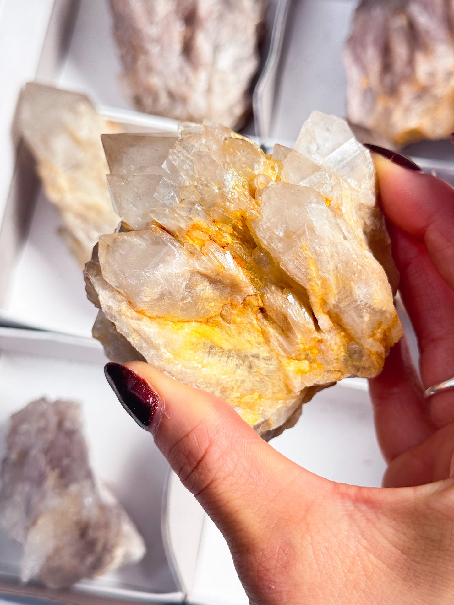 Congo Citrine Clusters