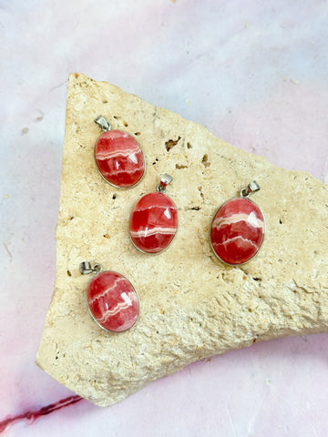 Rhodochrosite Pendants