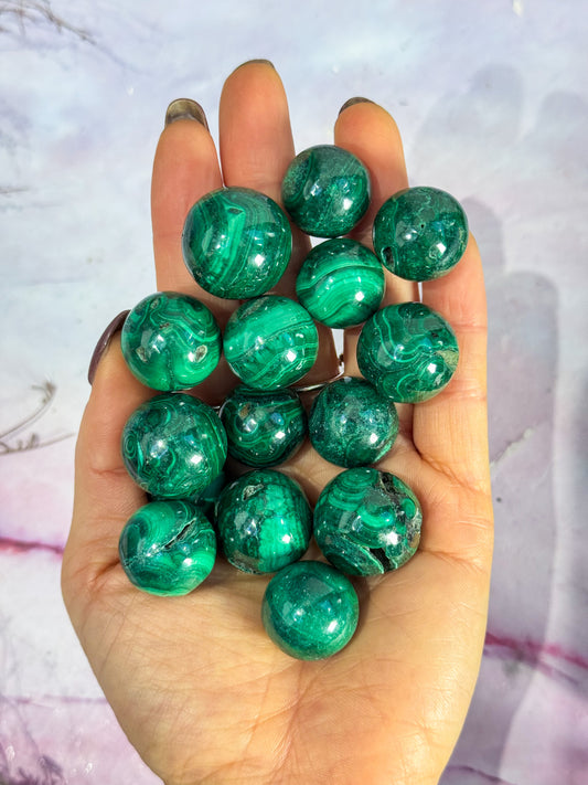 Malachite Spheres