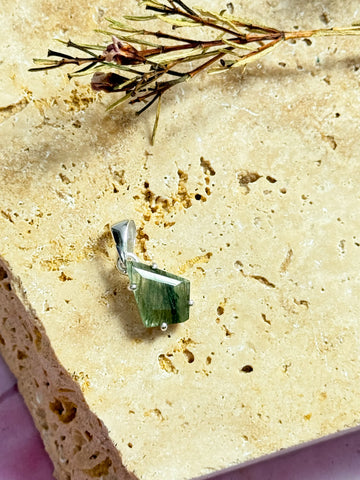 Green Rutile Pendants