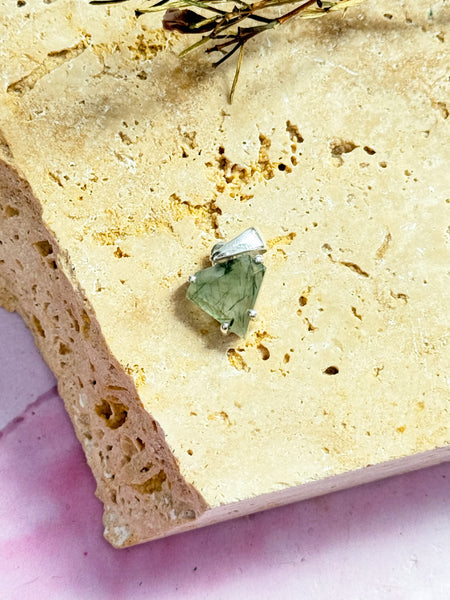 Green Rutile Pendants