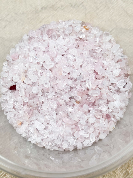 Rose Quartz Chips - 500g