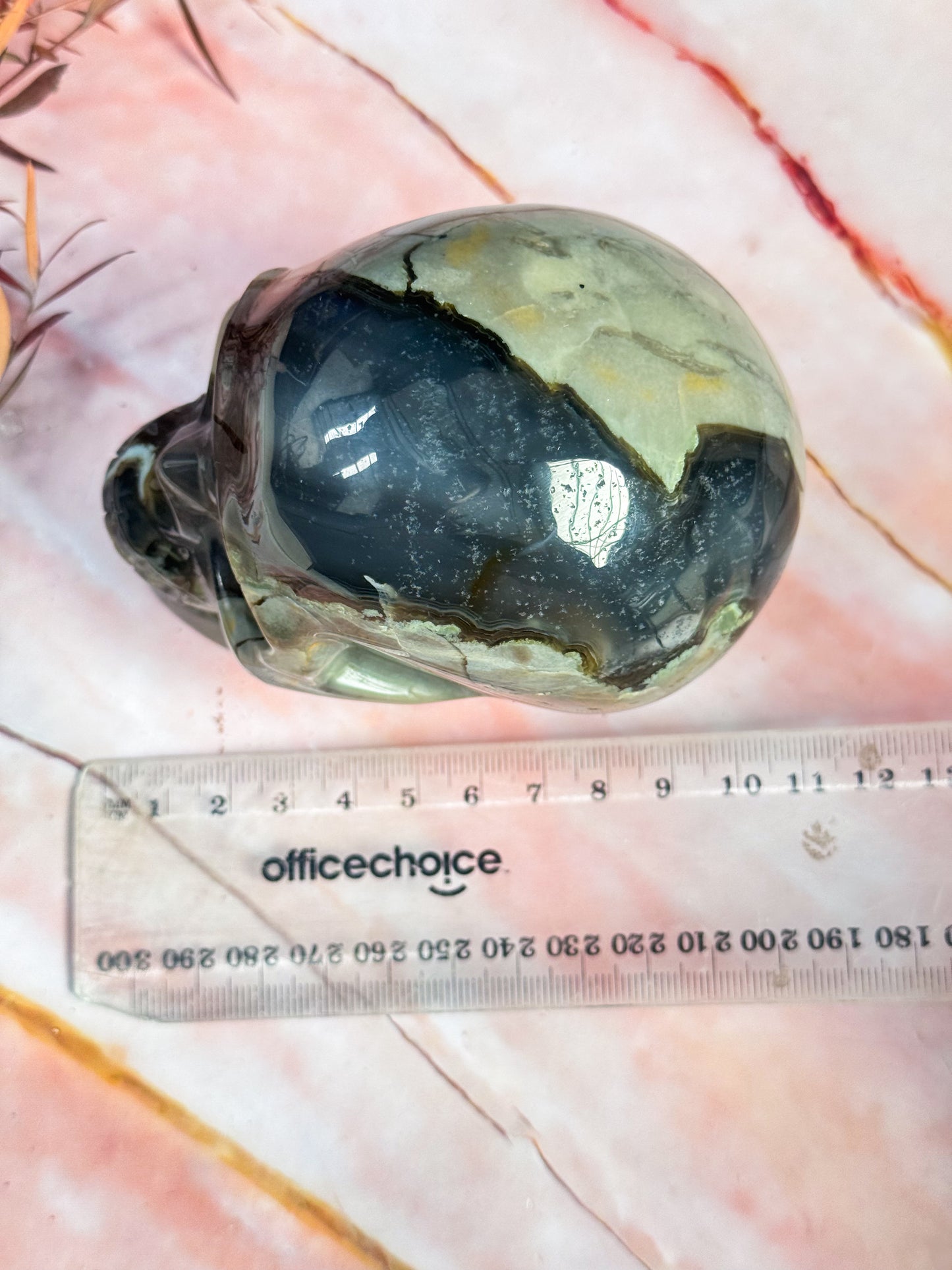 Volcanic Agate Skull