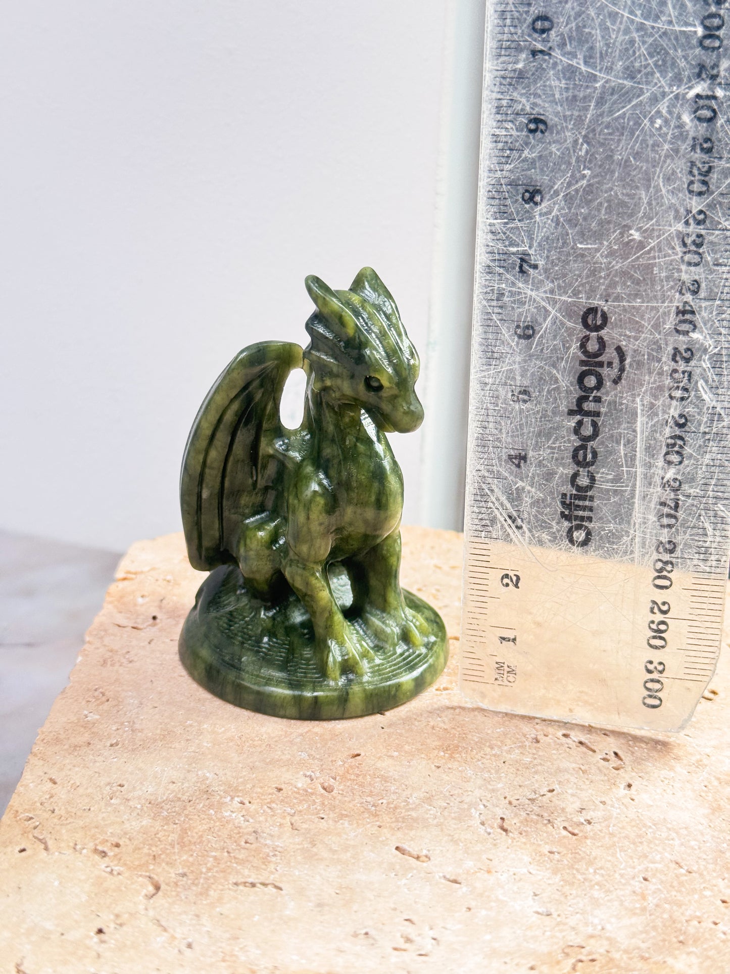 Serpentine Dragon Carving