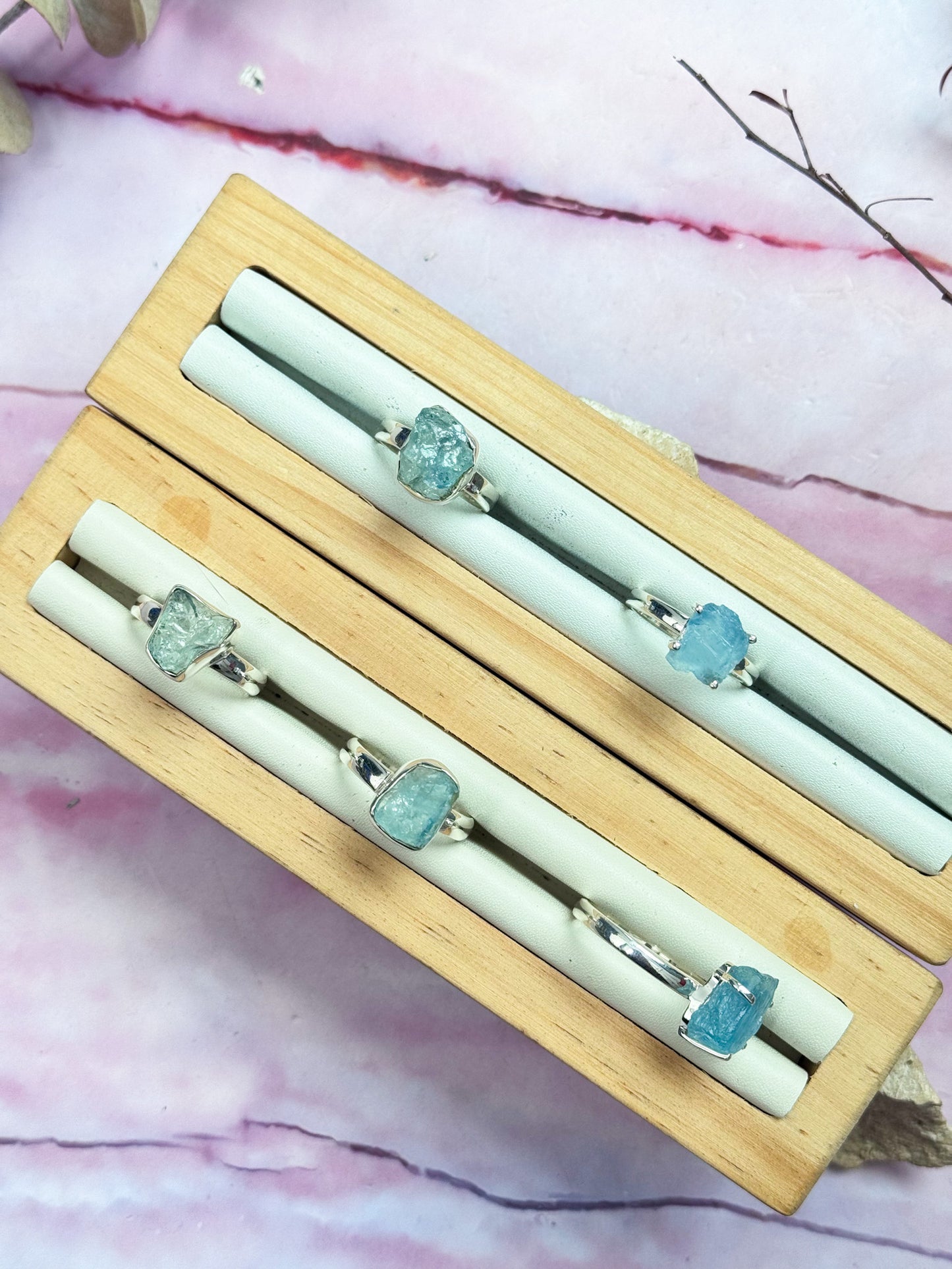 Aquamarine Rings