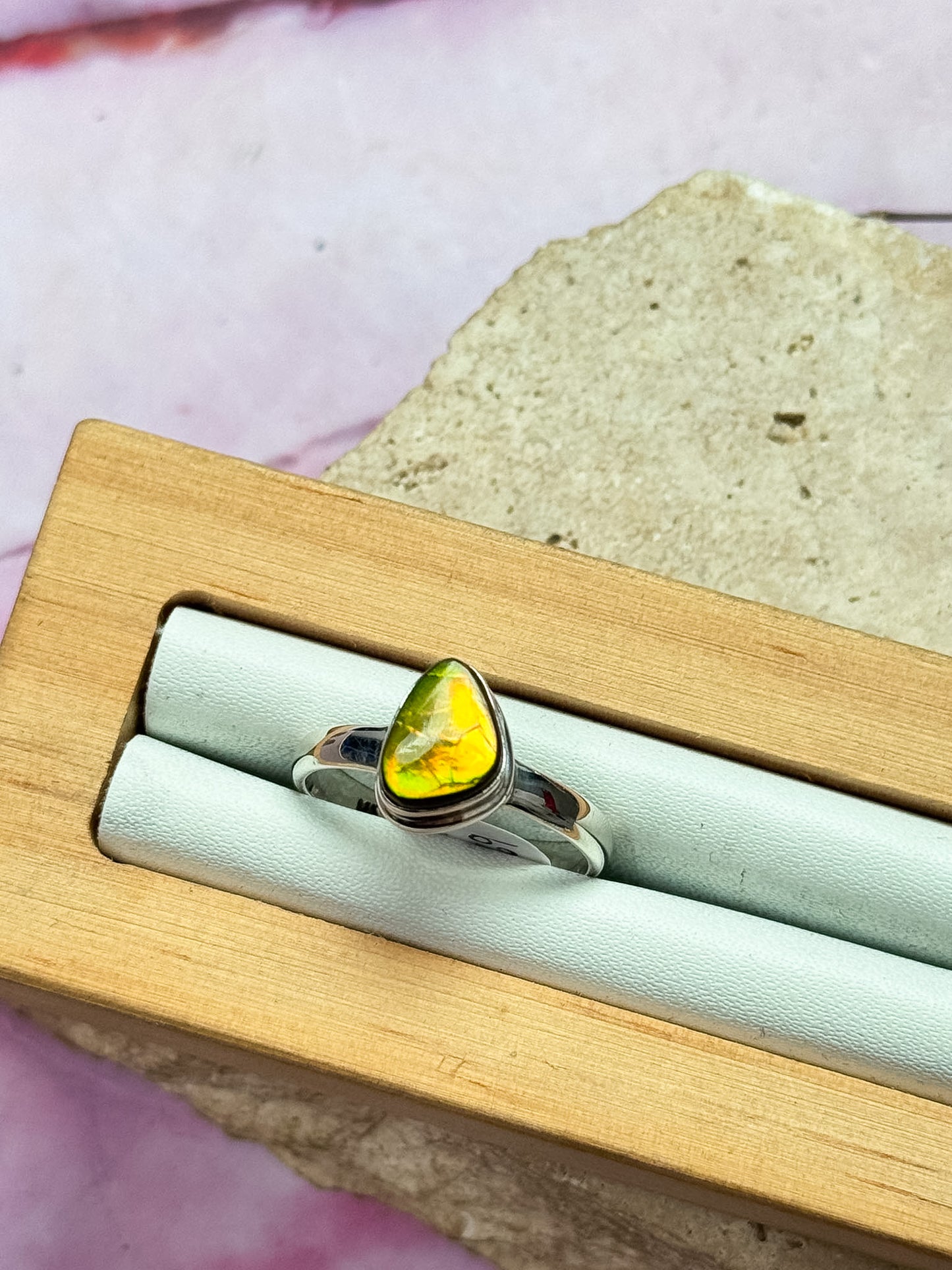 Ammolite Rings - Chunky