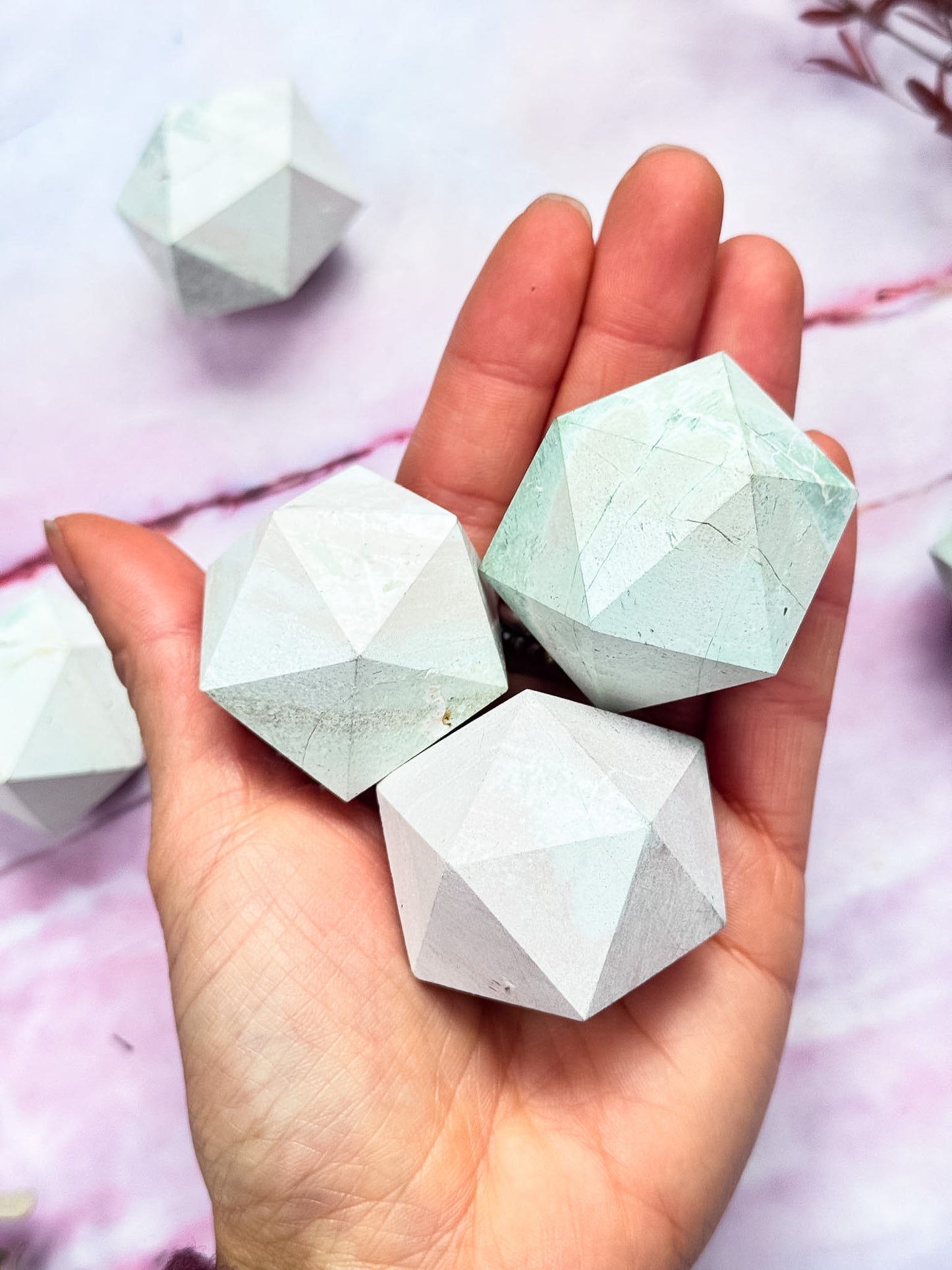 Unicorn Jasper Isocahedrons