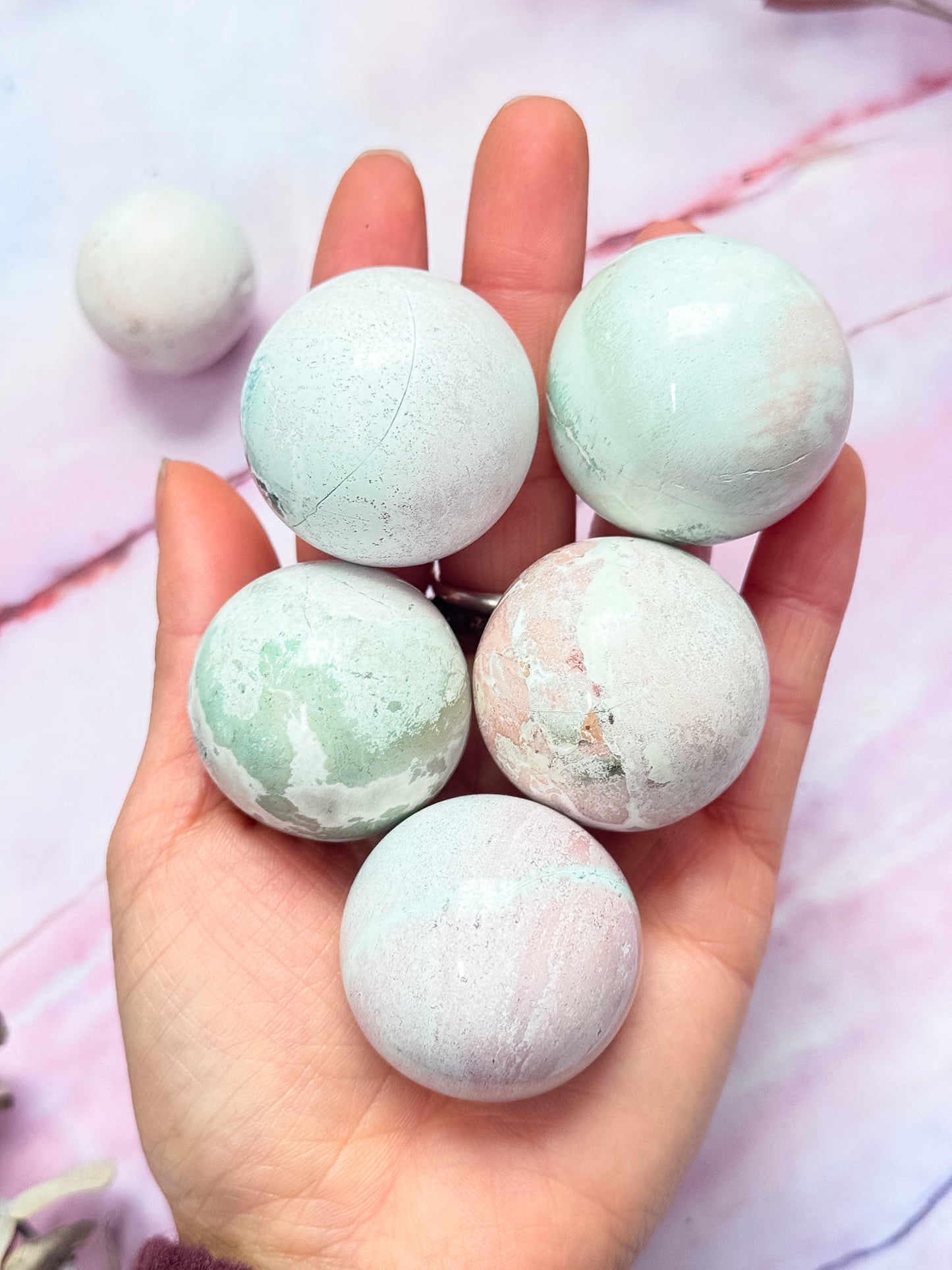 Unicorn Jasper Spheres