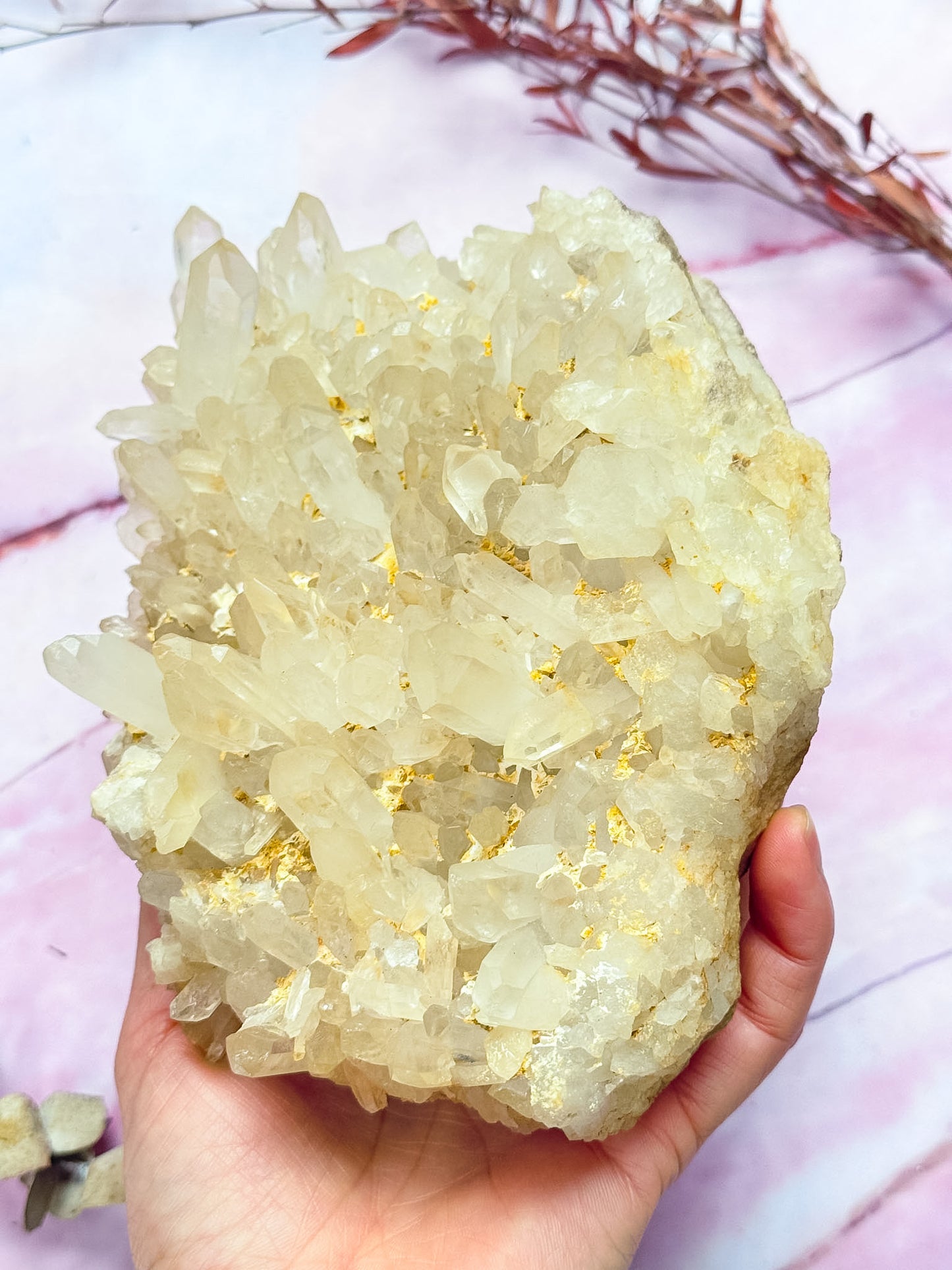 Madagascan Clear Quartz Cluster