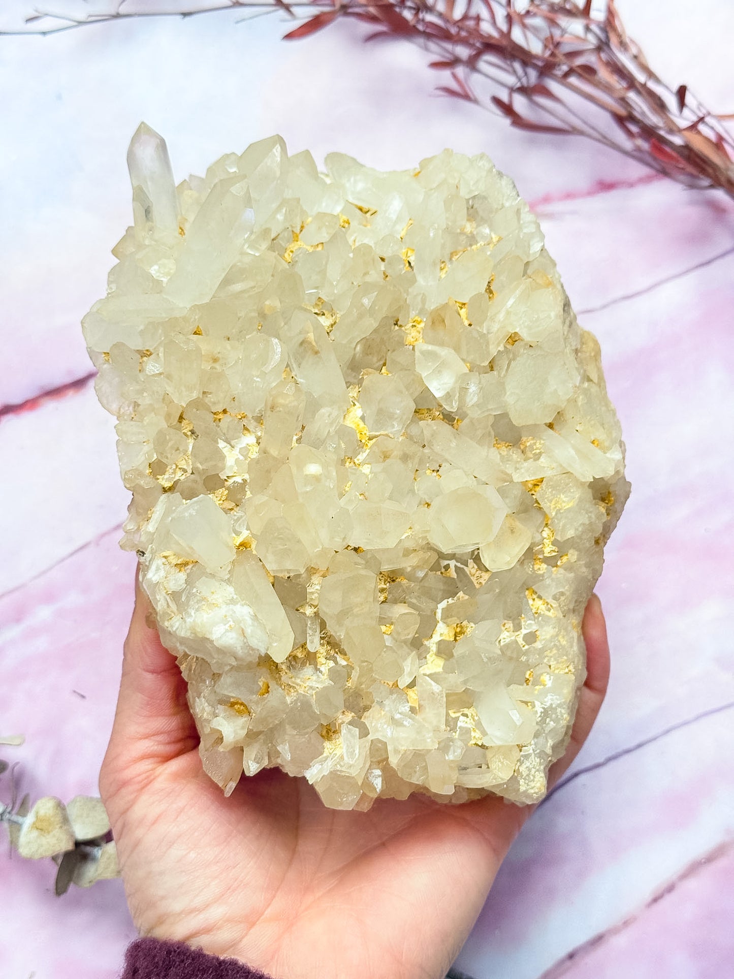 Madagascan Clear Quartz Cluster