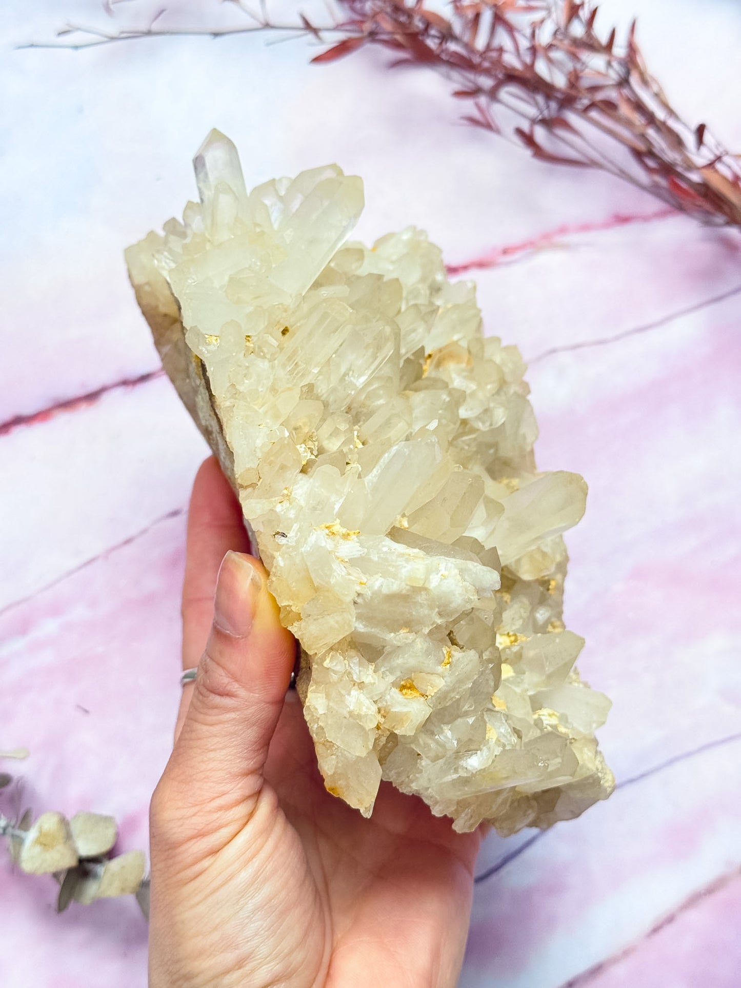 Madagascan Clear Quartz Cluster