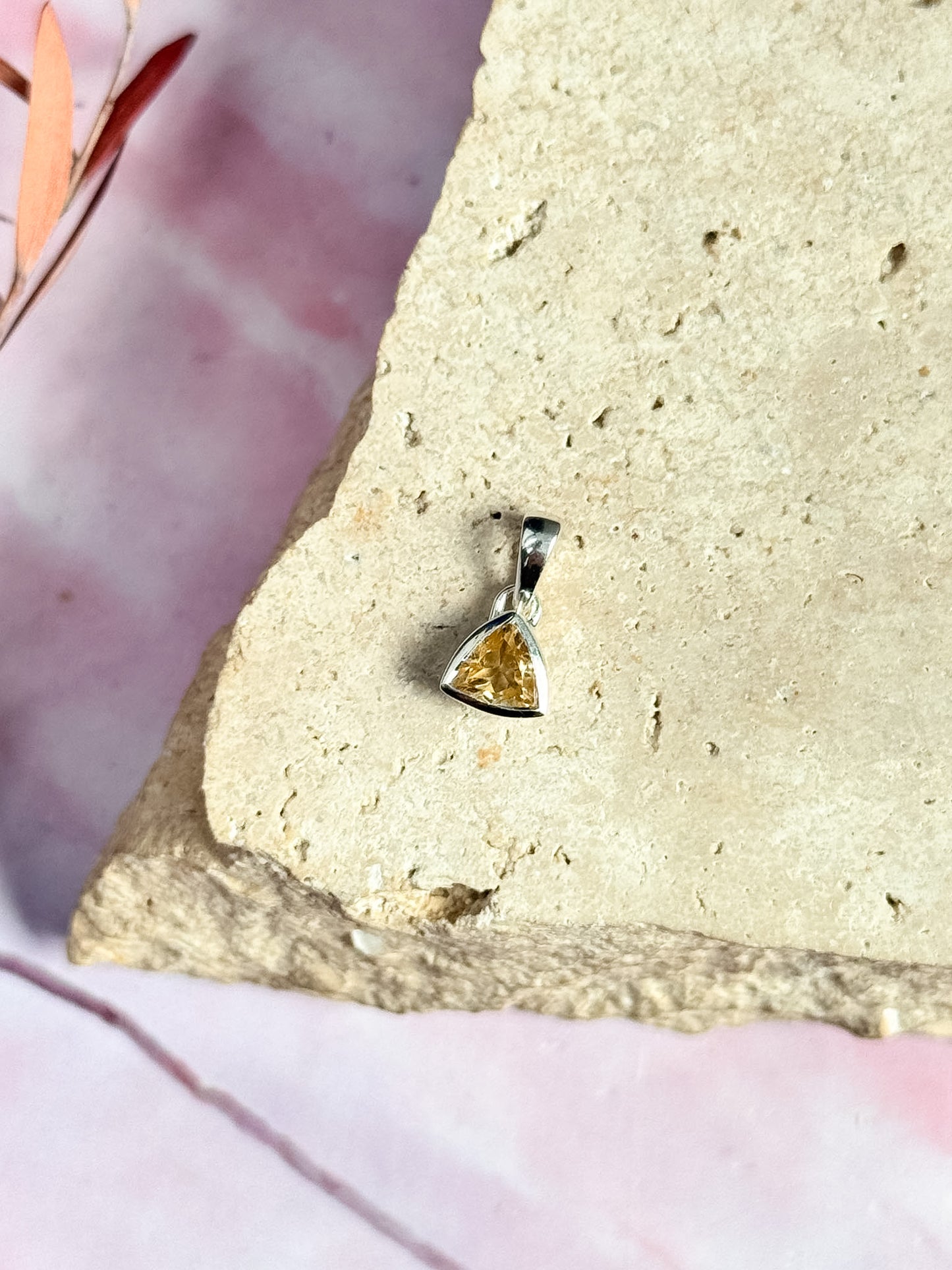 Citrine Dainty Pendants