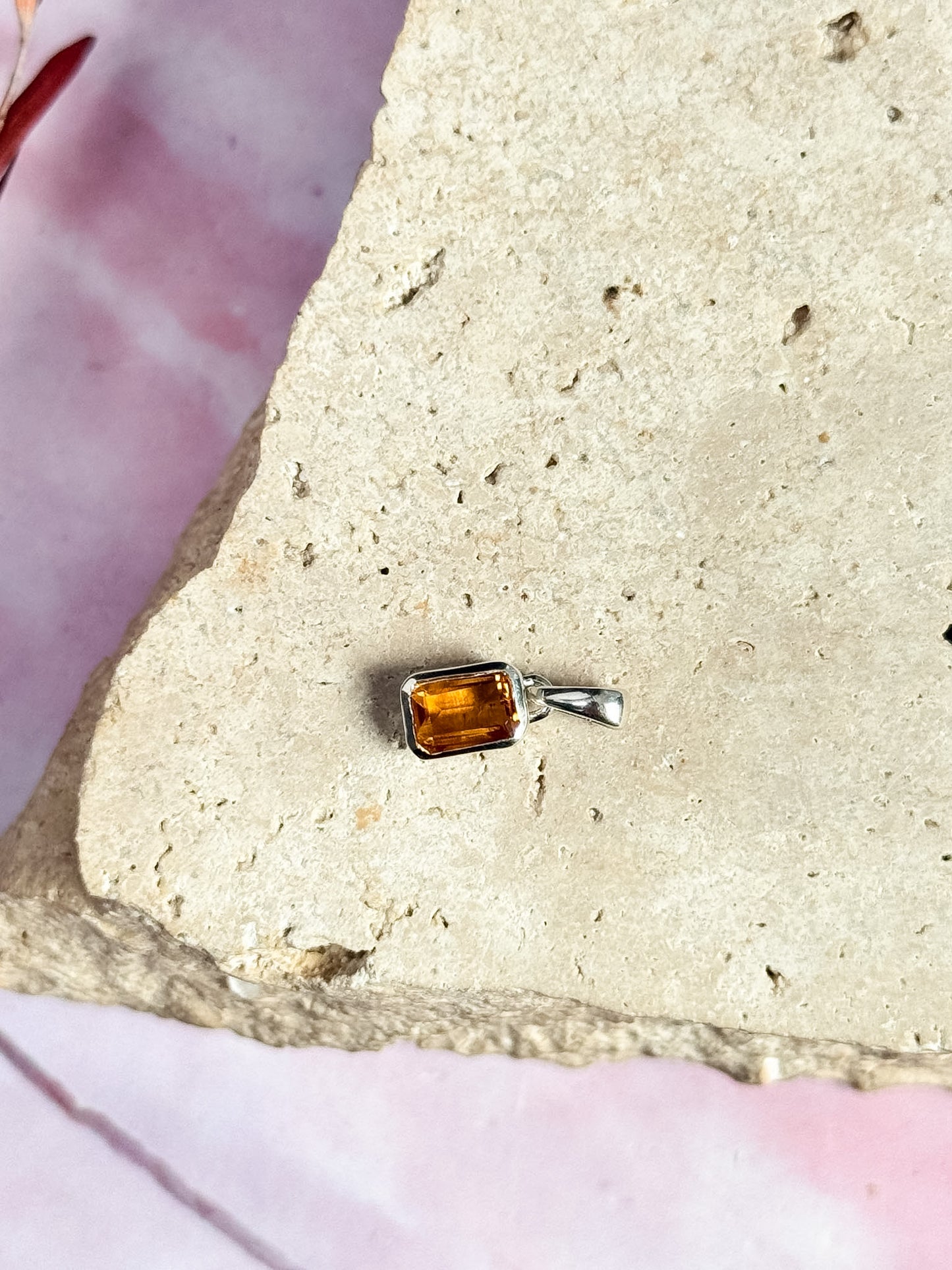Citrine Dainty Pendants