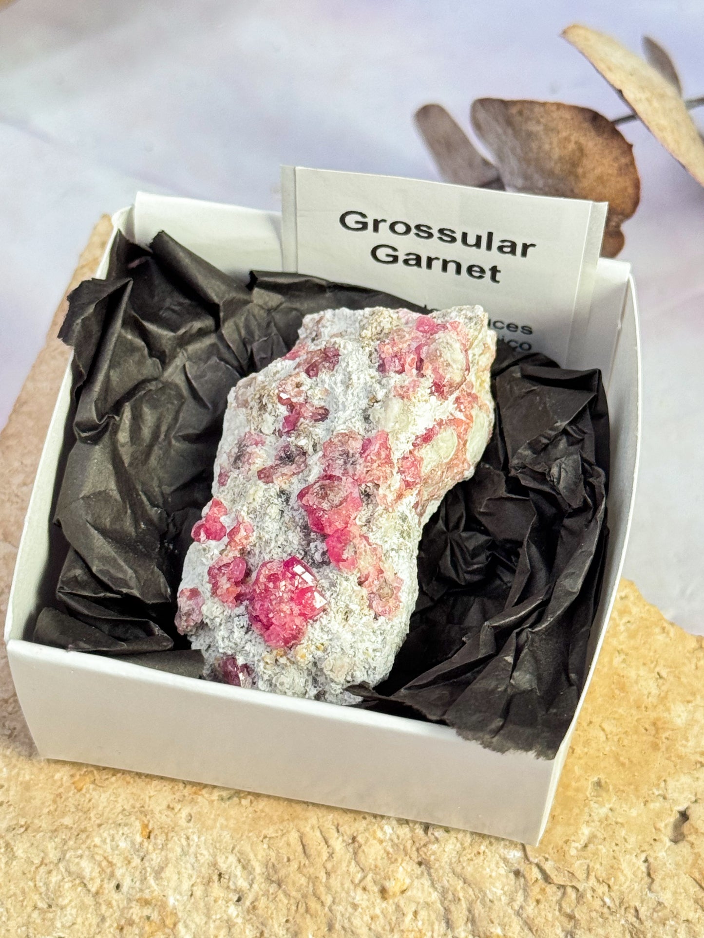 Pink Garnet Specimens