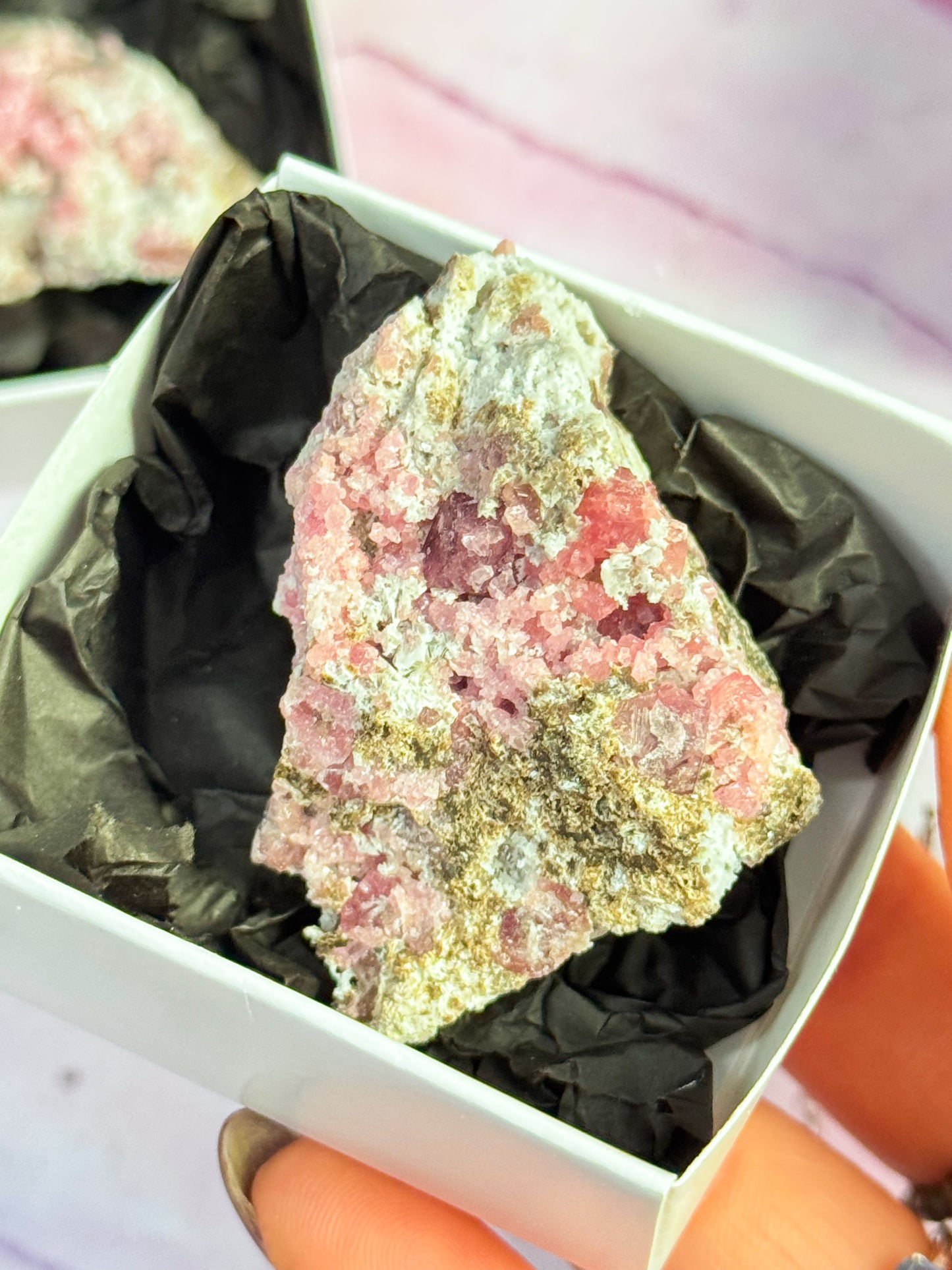 Pink Garnet Specimens